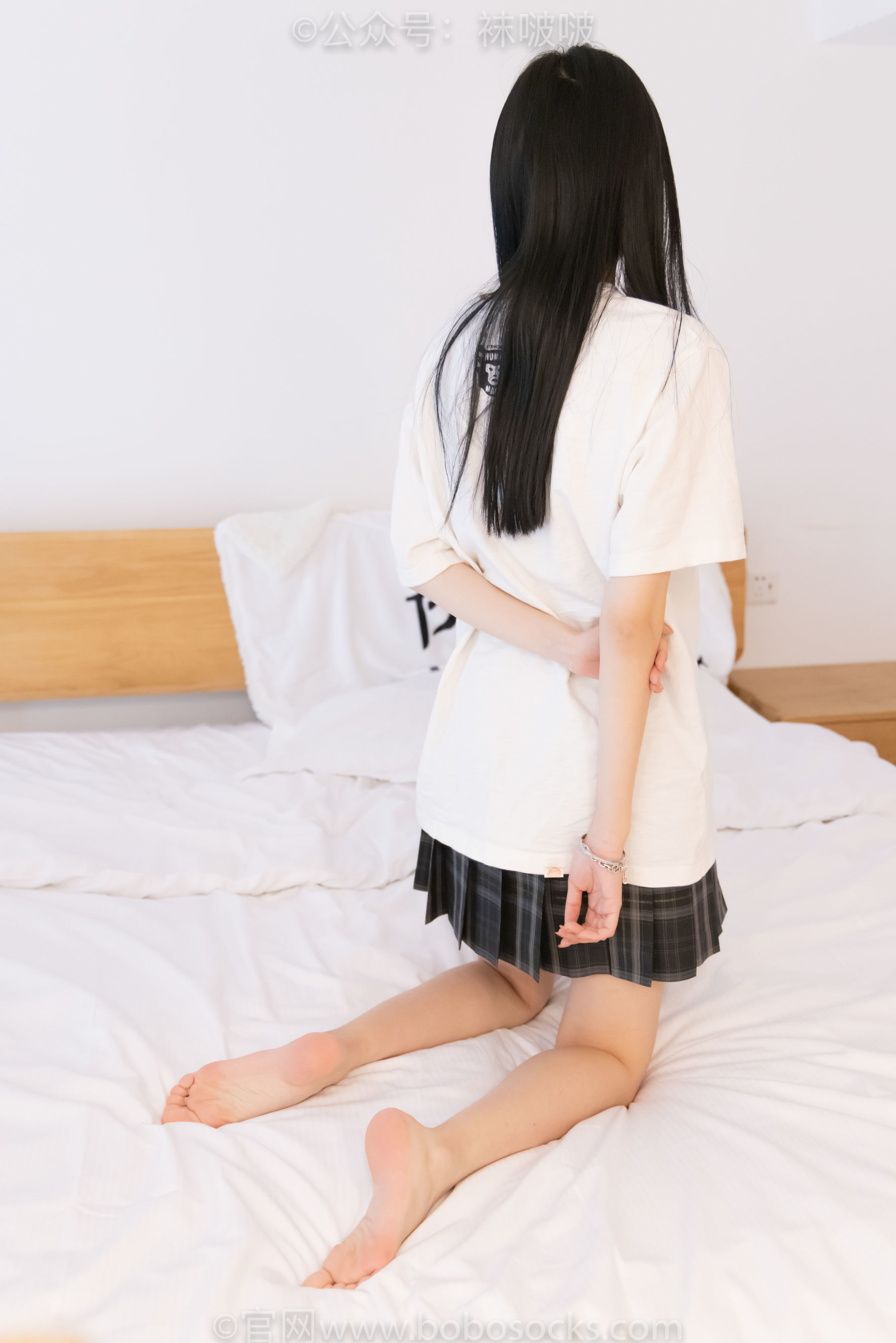 图片[124]-BoBoSocks袜啵啵 No.073 稚予-贝壳头、白棉袜、裸足[145P]-六色网