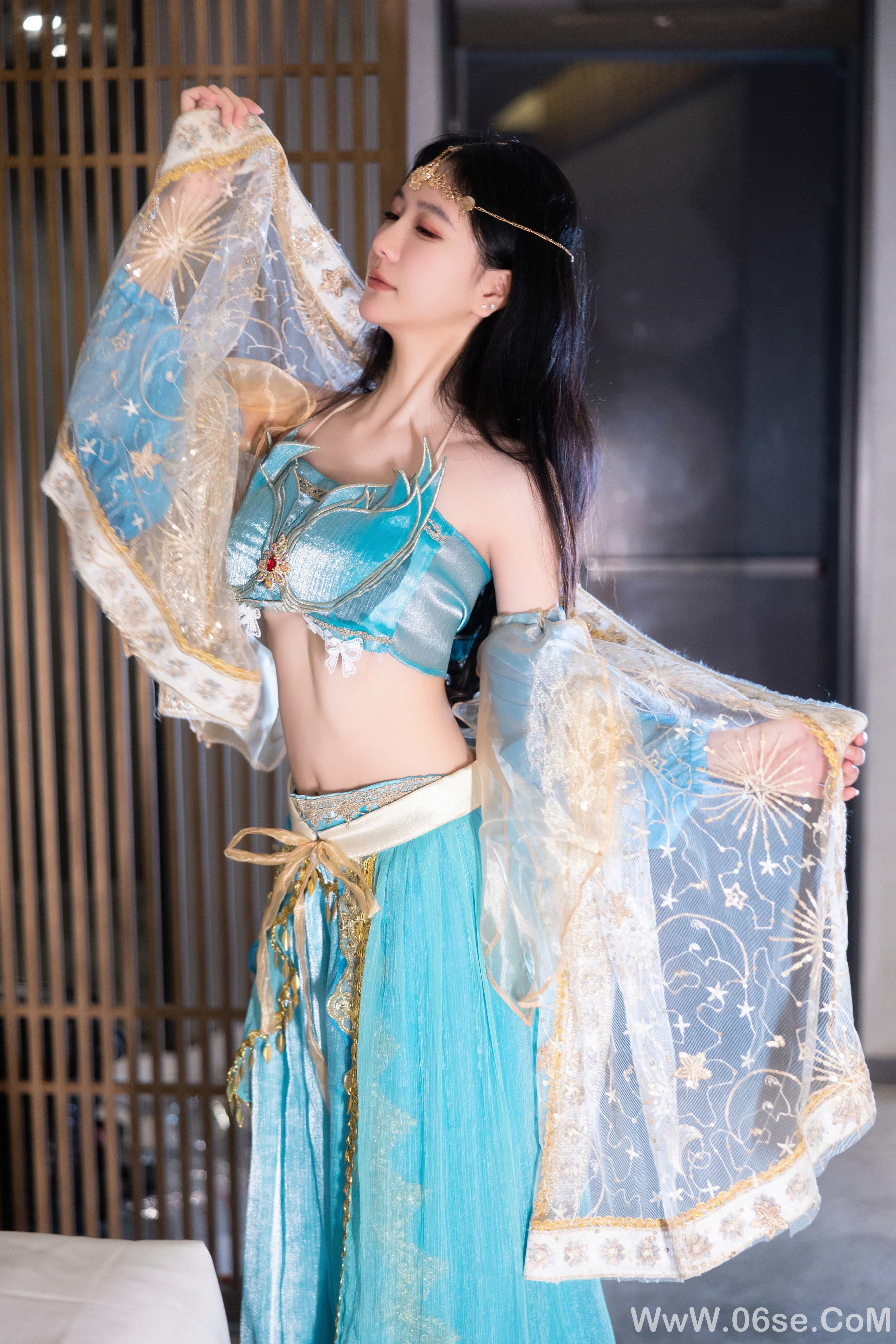 图片[78]-谢小蒽(幼幼) – 西域舞娘写真[92P]-六色网