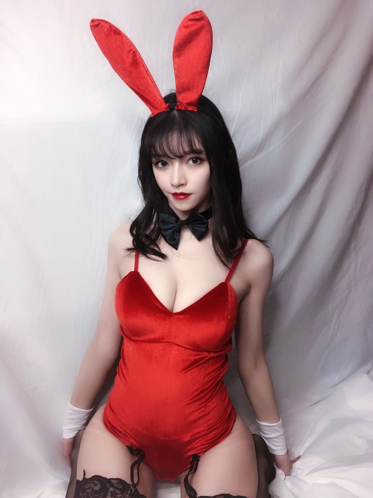 图片[8]-銘銘Kizami 红丝绒兔女郎[64P]-六色网