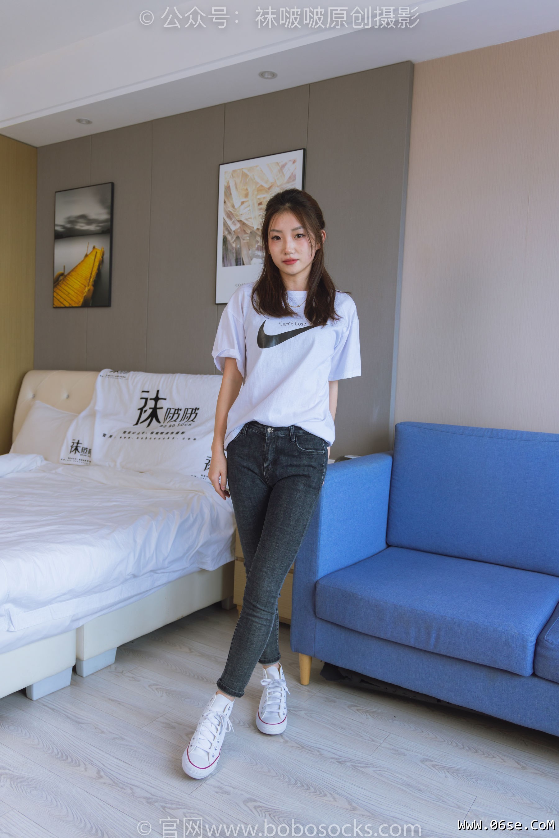 图片[50]-BoBoSocks袜啵啵 No.220 小沫-两双板鞋、短肉丝、裸足[140P]-六色网
