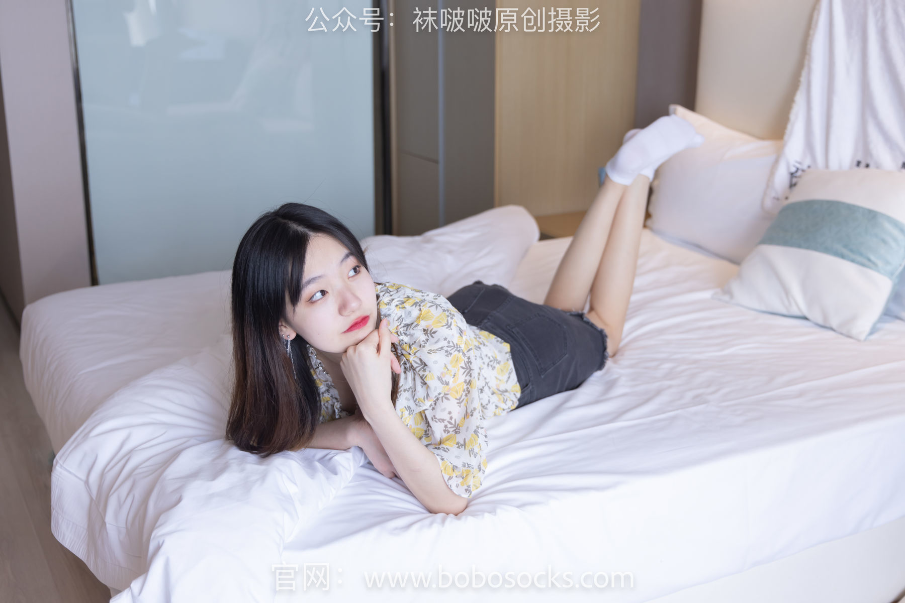 图片[26]-BoBoSocks袜啵啵 No.136 小甜豆-高跟长靴、白棉袜、裸足[200P]-六色网