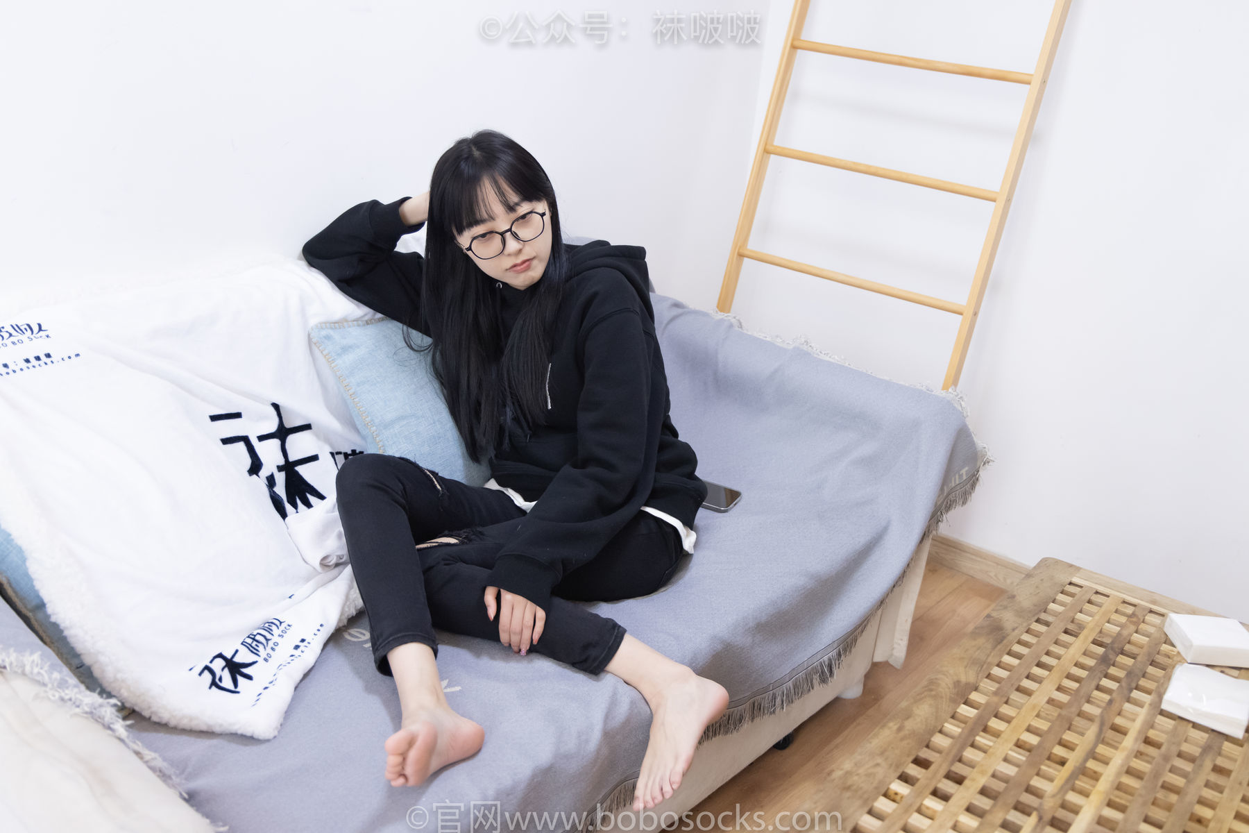 图片[135]-BoBoSocks袜啵啵 No.061 稚予-短靴、白棉袜、裸足[145P]-六色网