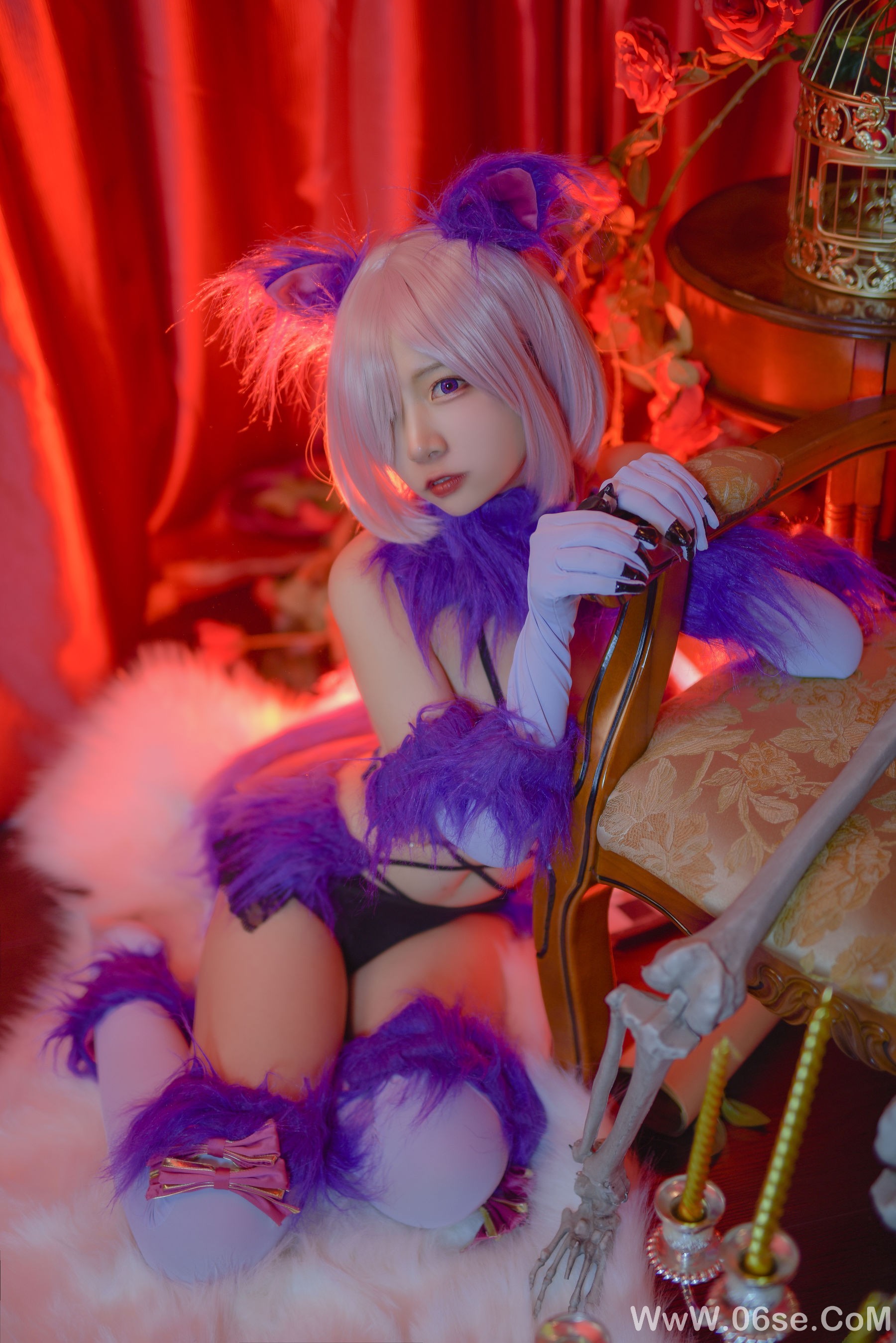 图片[2]-人气Coser二佐Nisa Fate玛修万圣[23P]-六色网