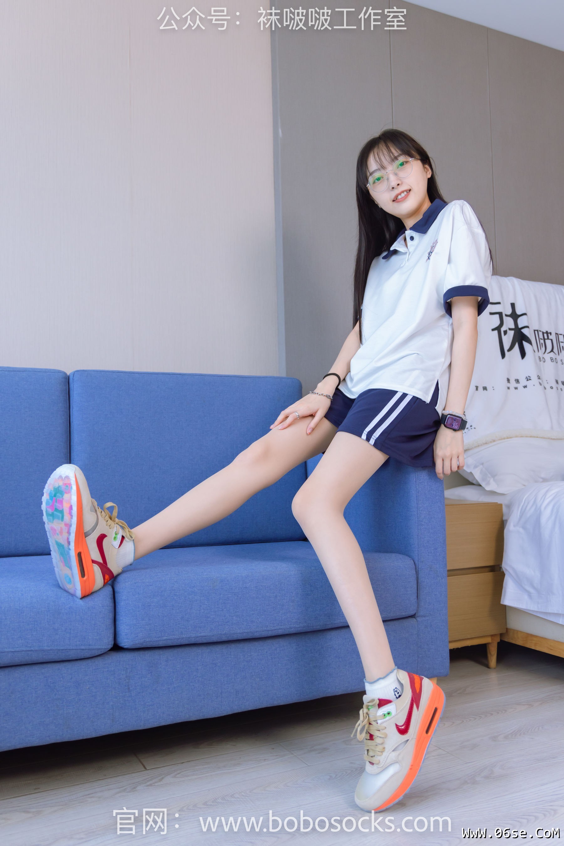 图片[64]-BoBoSocks袜啵啵 No.118 稚予-运动鞋、白棉袜、肉丝、踩小熊玩偶[140P]-六色网