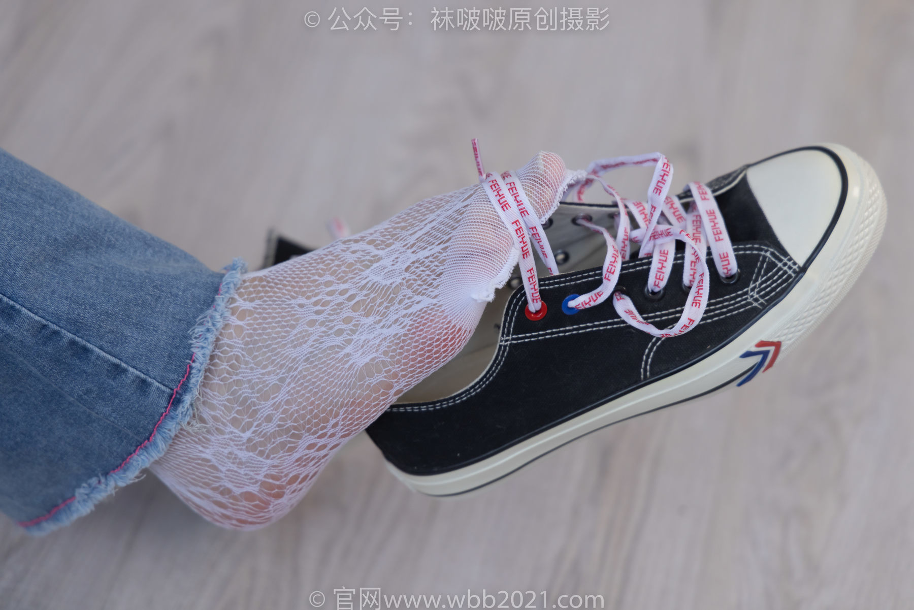 图片[116]-BoBoSocks袜啵啵 No.231 小甜豆-板鞋、白色蕾丝袜、可拆卸牛仔裤、裤里丝[154P]-六色网