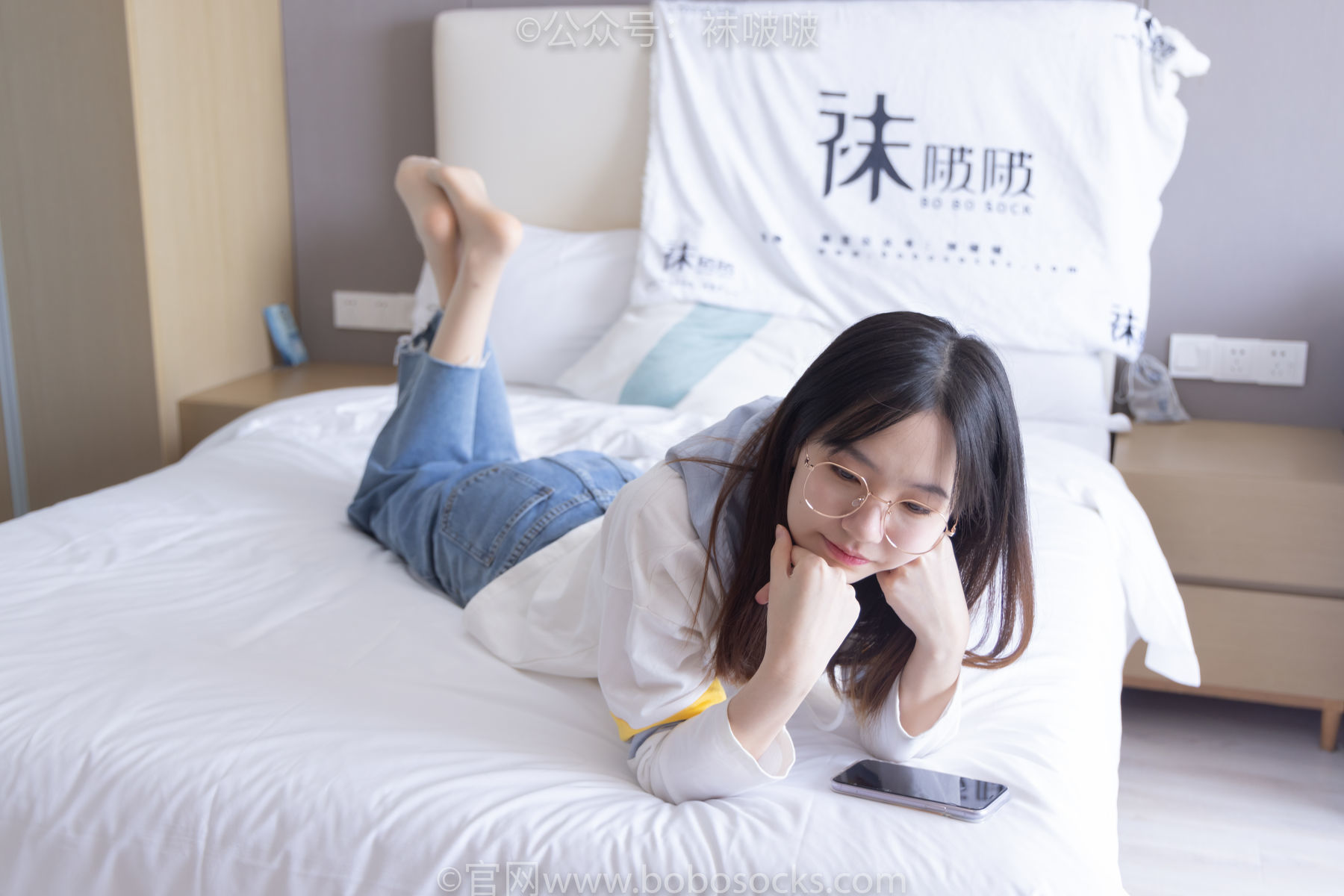 图片[110]-BoBoSocks袜啵啵 No.080 小甜豆-帆布鞋、白棉袜、肉丝[140P]-六色网