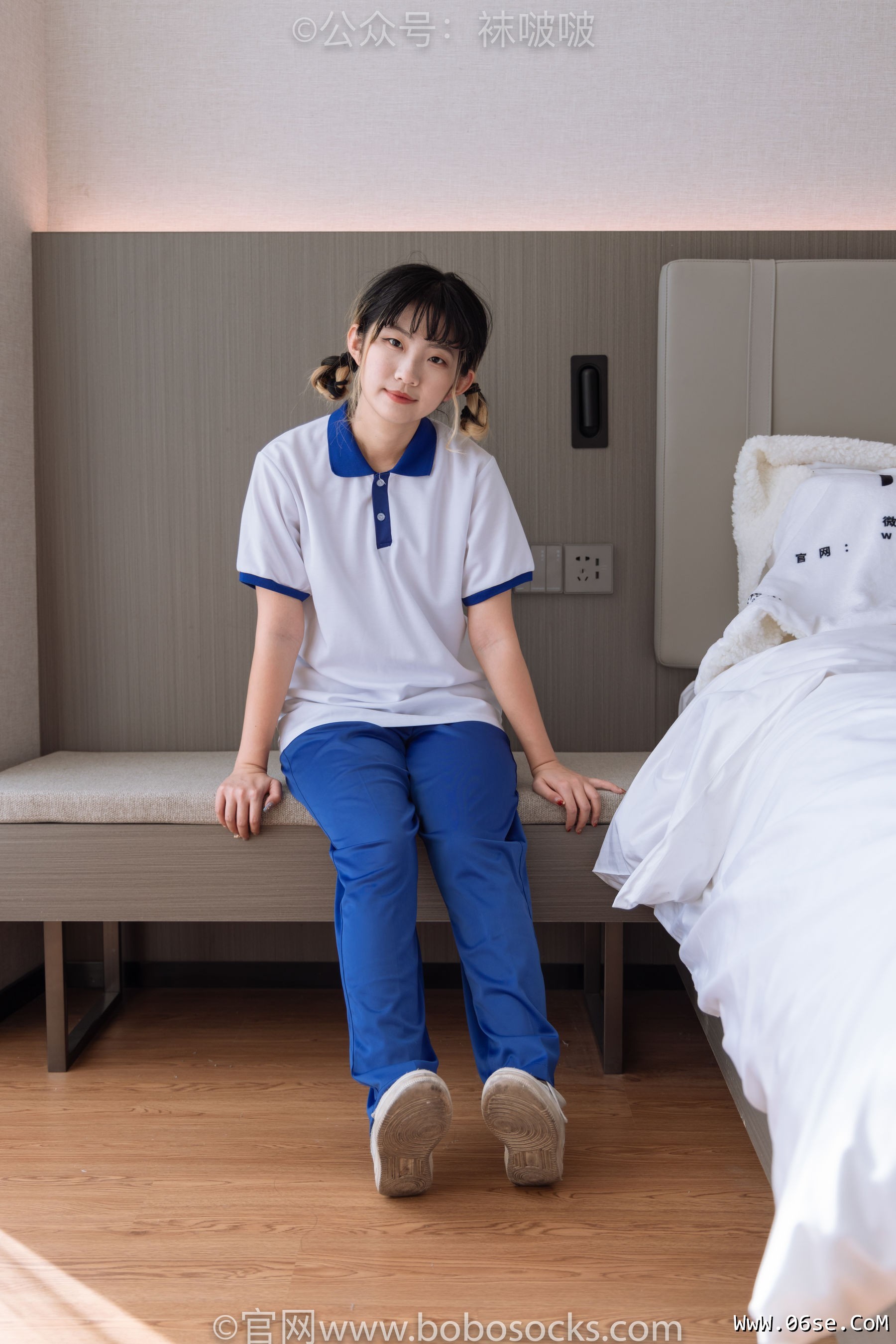 图片[4]-BoBoSocks袜啵啵 No.042 砂糖-校服、板鞋、白棉袜、油亮白丝[139P]-六色网