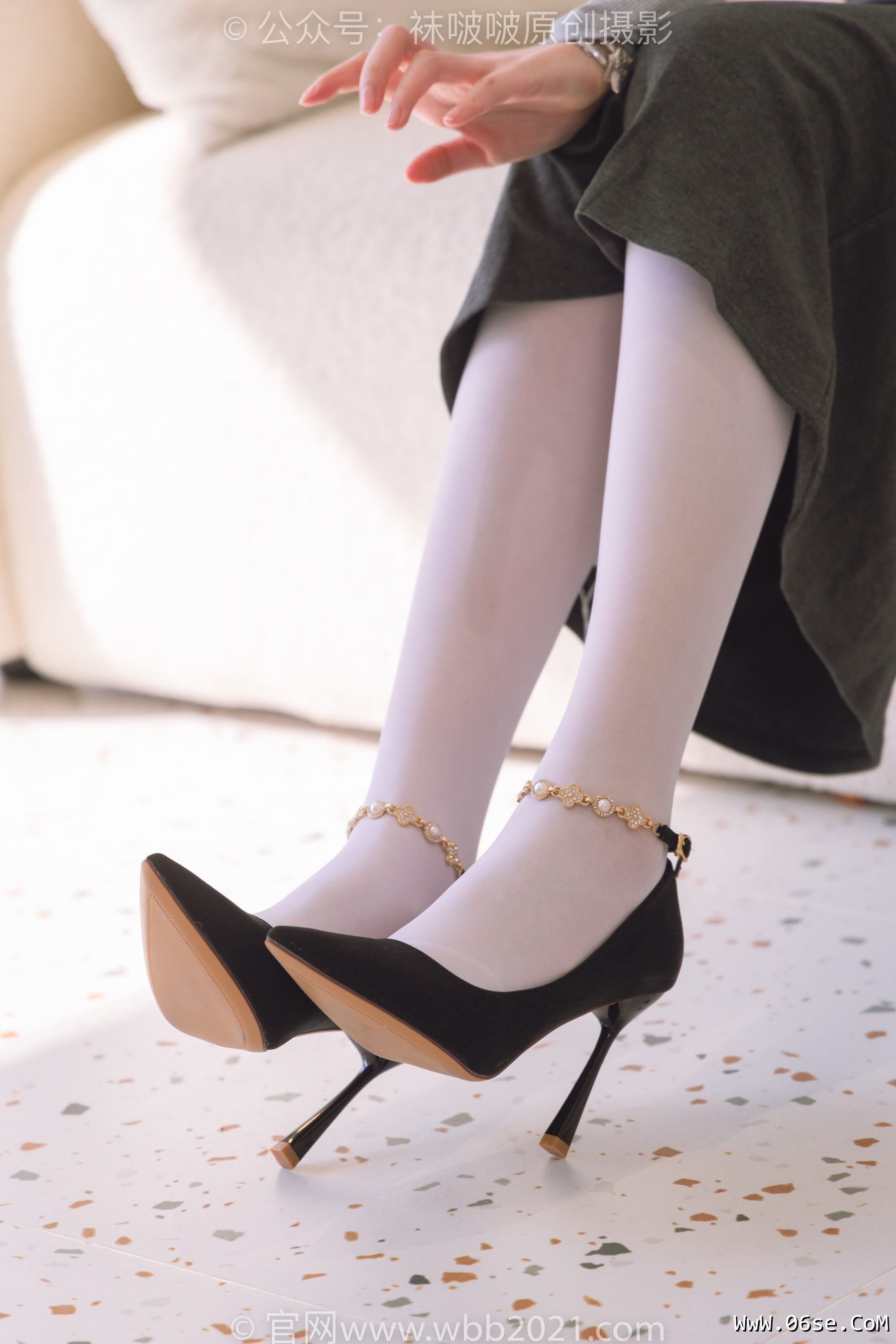 图片[64]-BoBoSocks袜啵啵 No.242 小甜豆-高跟鞋、厚白丝[140P]-六色网