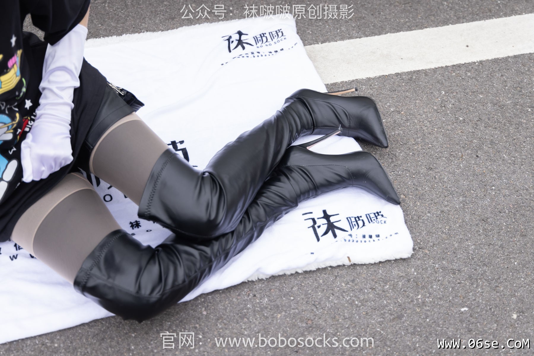 图片[88]-BoBoSocks袜啵啵 No.146 小甜豆-高跟长靴、黑色踩脚裤、肉丝[154P]-六色网