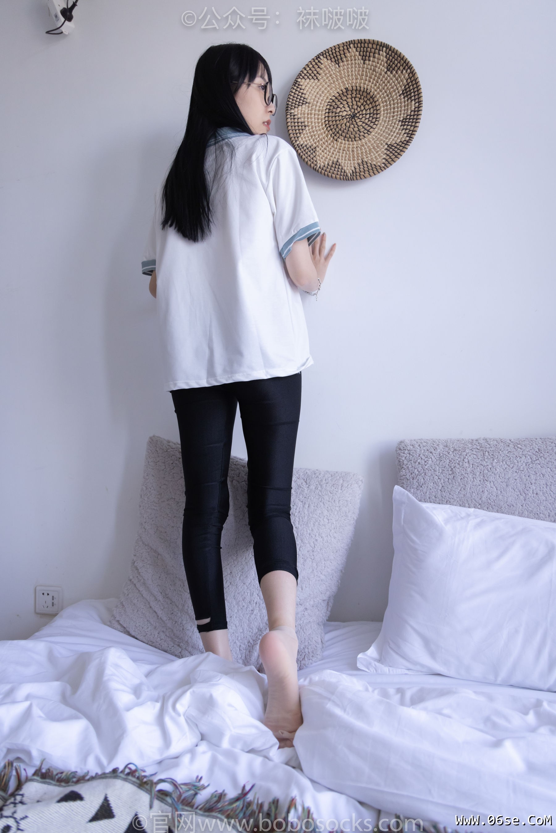图片[126]-BoBoSocks袜啵啵 No.044 稚予-贝壳头、匡威帆布鞋、短肉丝[154P]-六色网