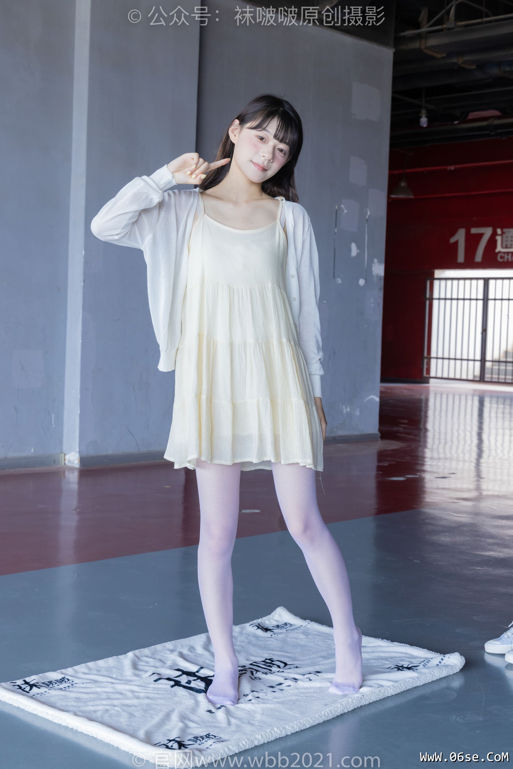 图片[116]-BoBoSocks袜啵啵 No.395 糯米 -板鞋、白丝[145P]-六色网
