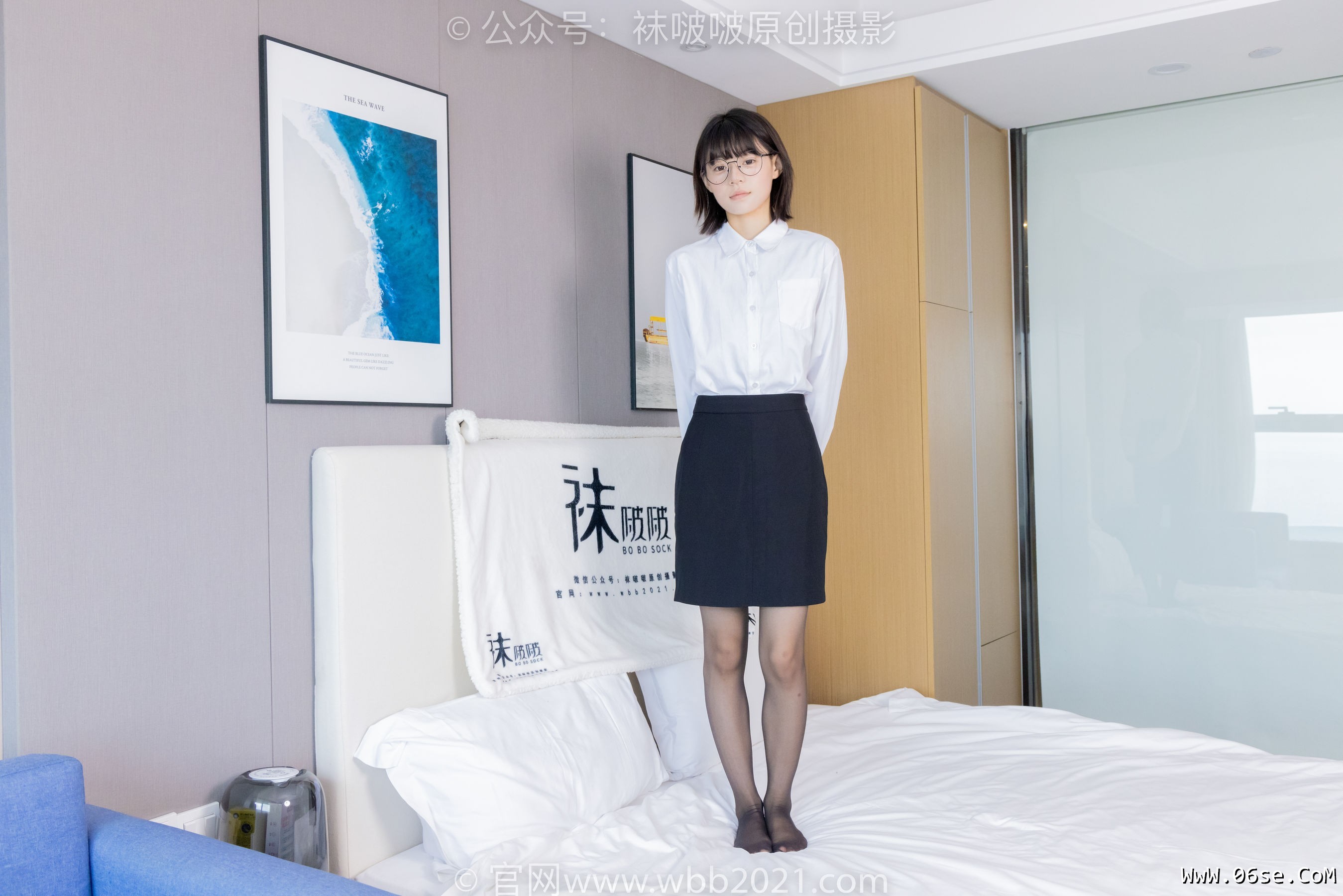 图片[82]-BoBoSocks袜啵啵 No.436 糯米 -OL制服、两双平底鞋、薄黑丝、厚肉丝[150P]-六色网