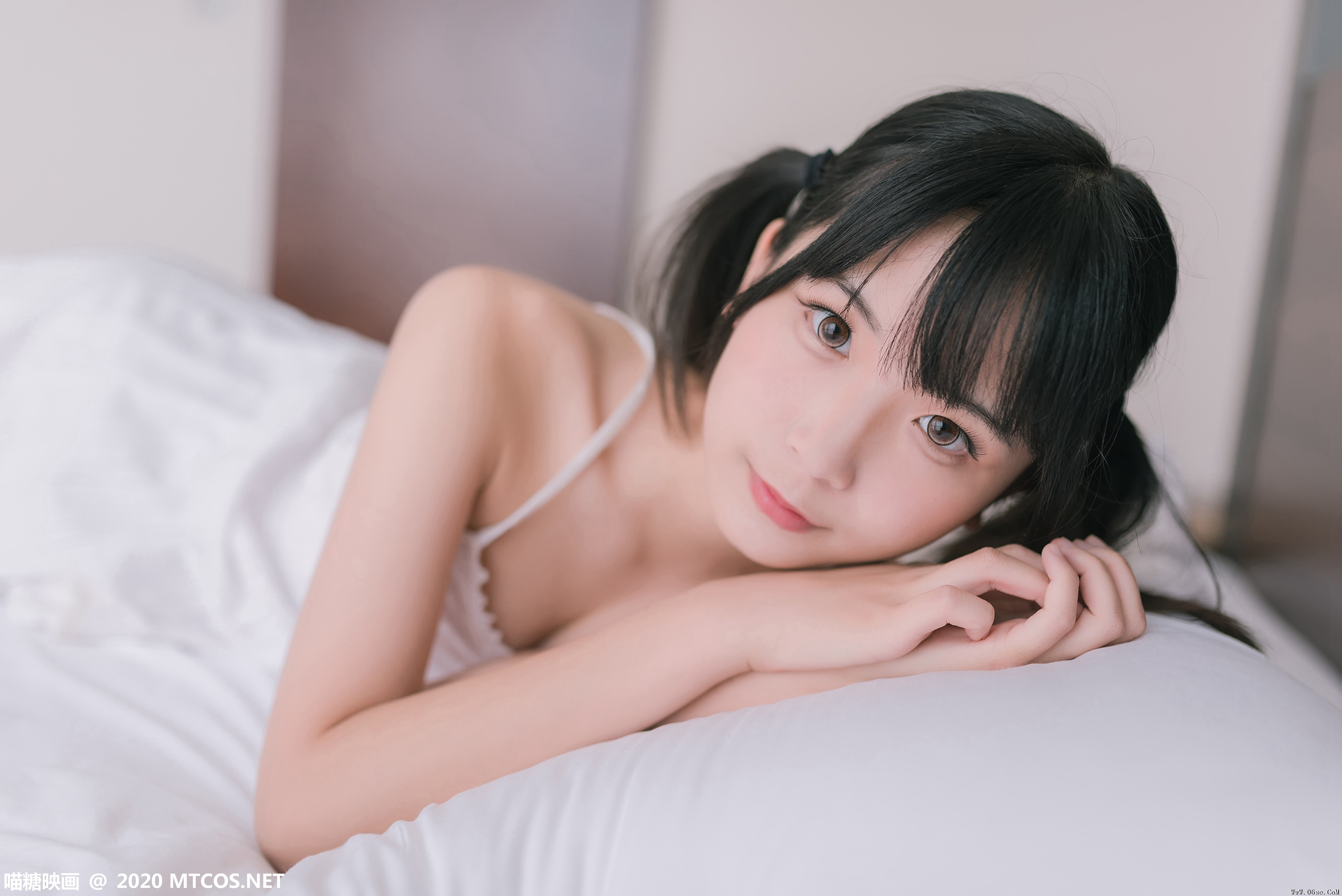 图片[3]-喵糖映画 VOL.177 白裙少女[47P／233M]-六色网