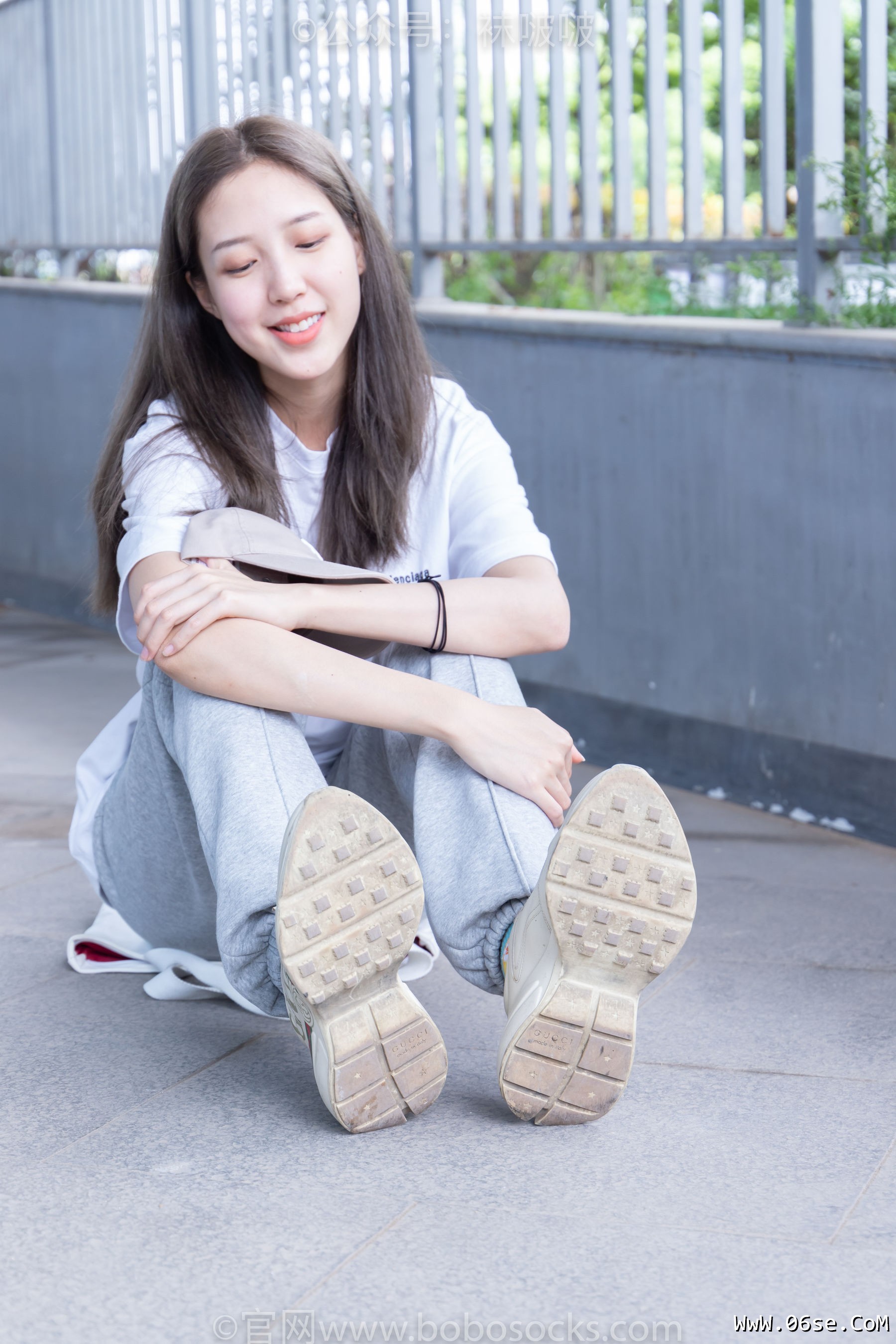 图片[38]-BoBoSocks袜啵啵 No.012 泡芙-运动鞋、白棉袜、裸足[132P]-六色网