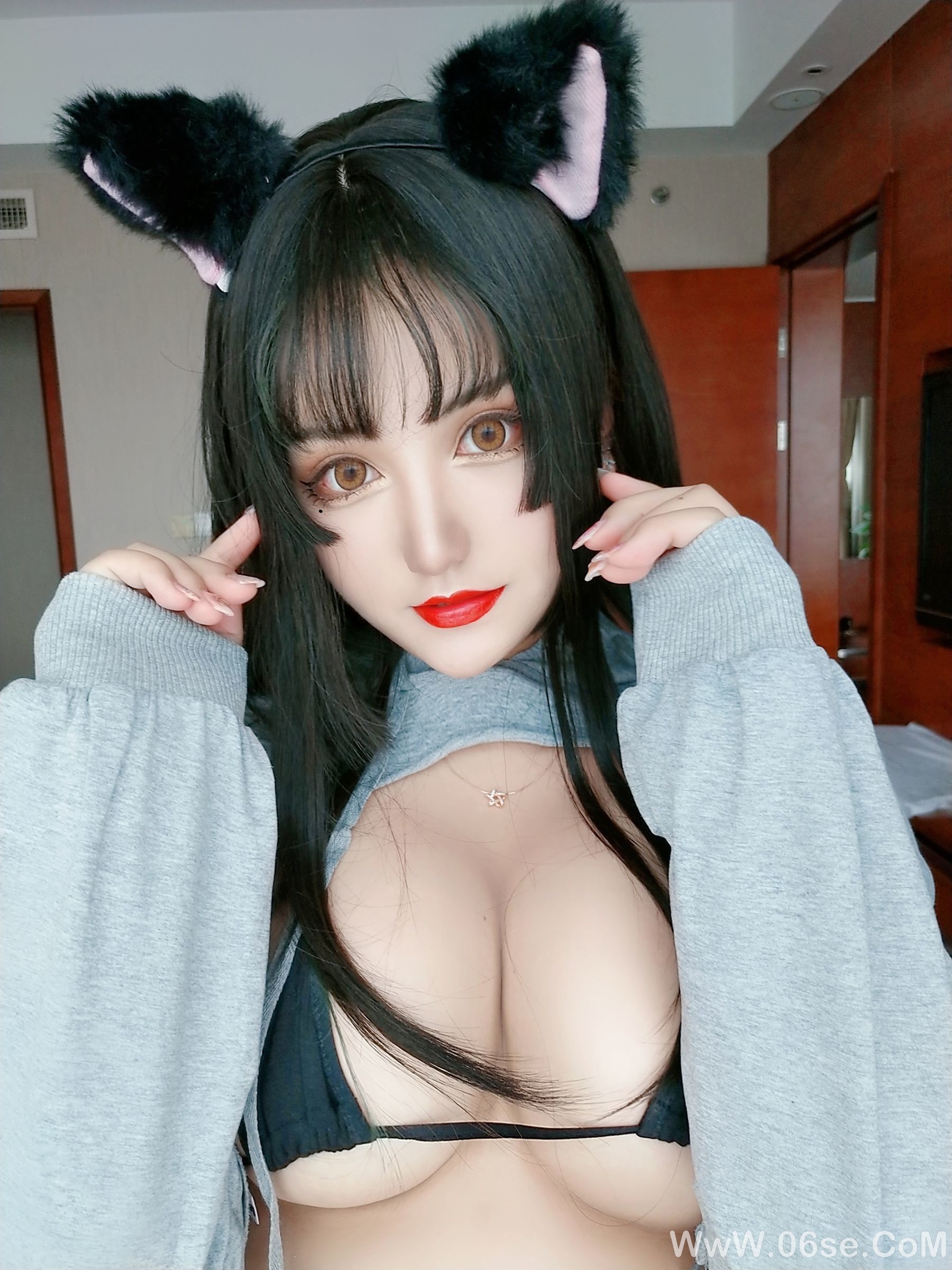 图片[35]-夏鸽鸽不想起床 猫耳[49P]-六色网