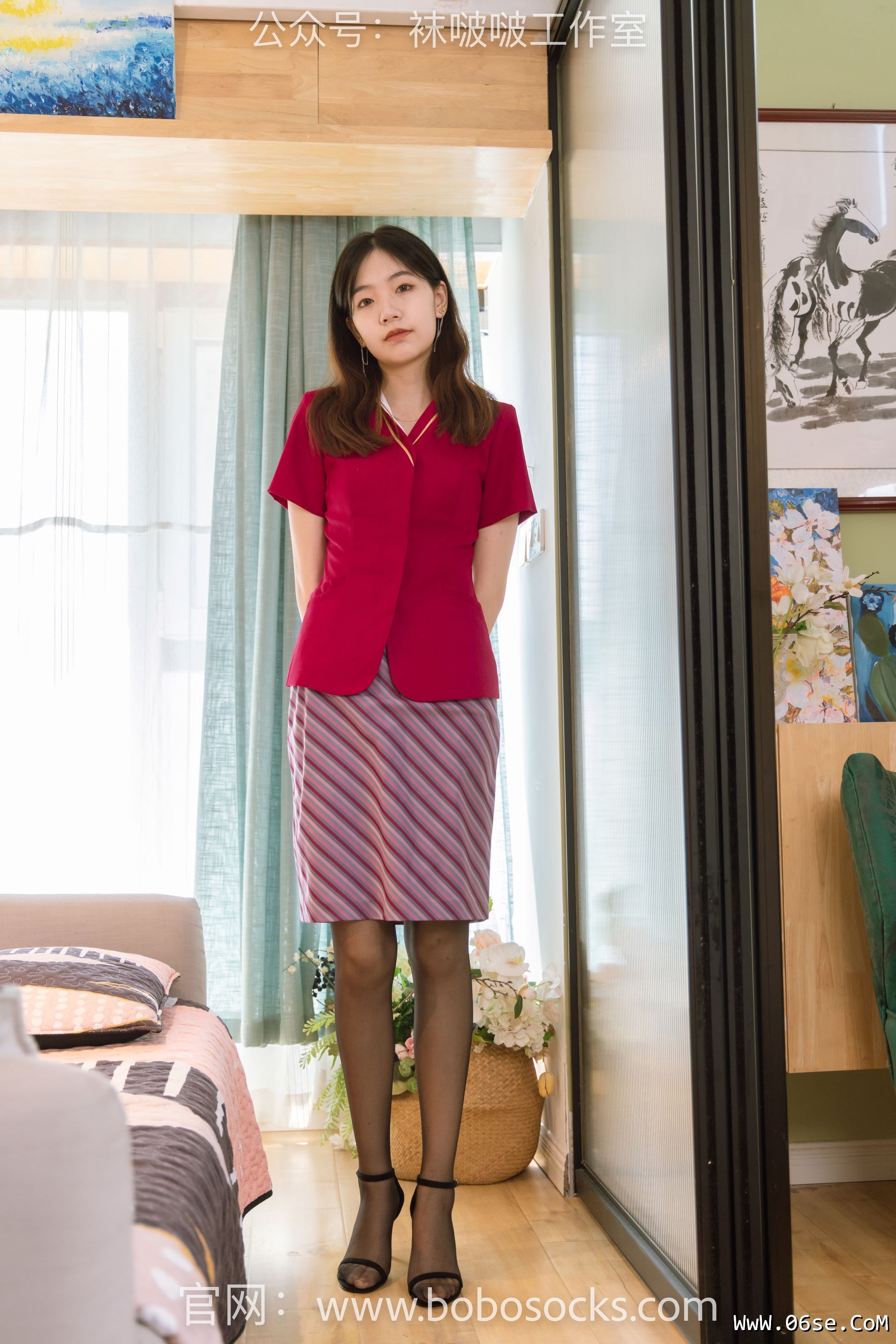 图片[89]-BoBoSocks袜啵啵 No.099 小甜豆-高跟鞋、黑丝、白丝[140P]-六色网