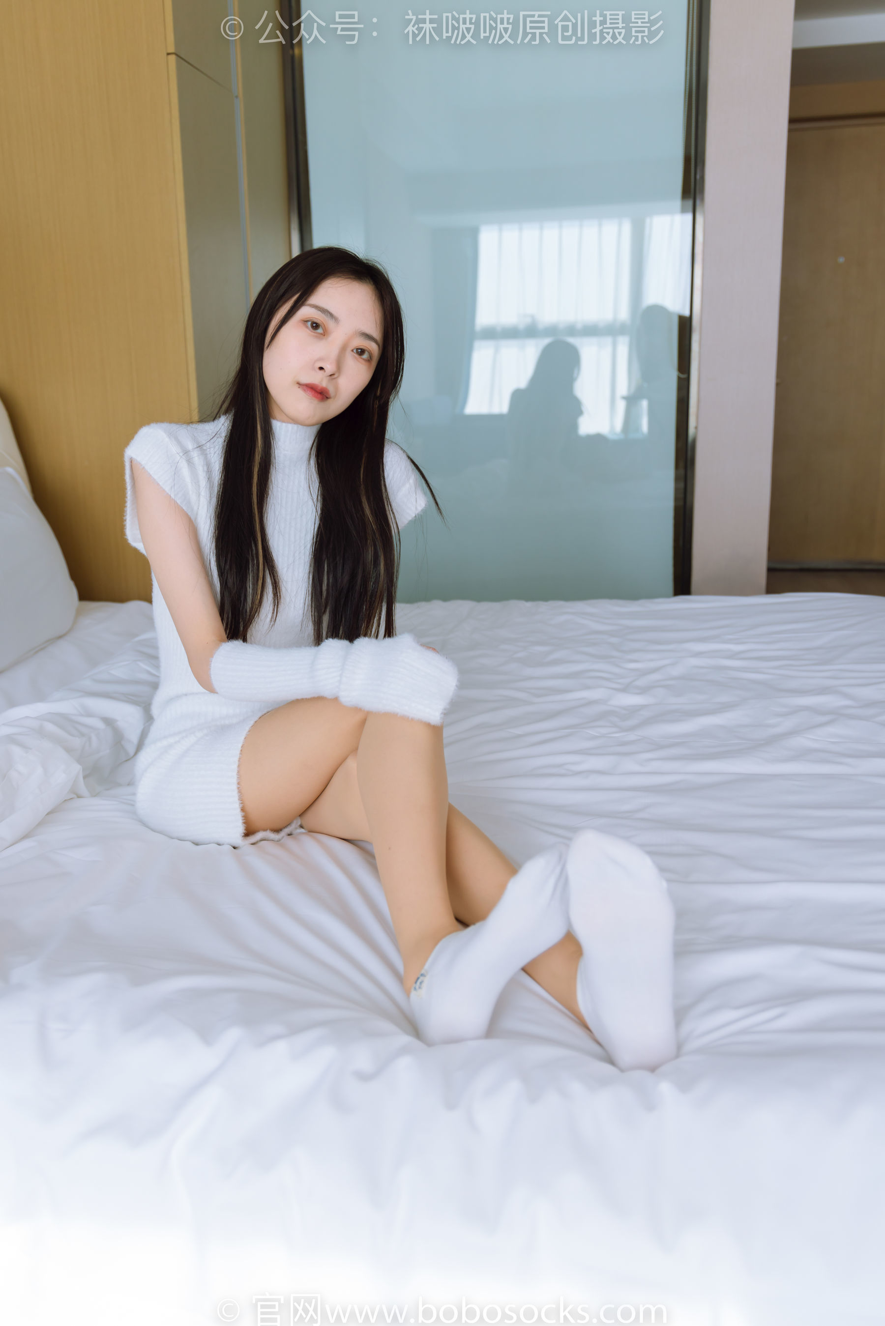 图片[7]-BoBoSocks袜啵啵 No.173 稚予-高跟鞋、板鞋、白丝、肉丝、白棉袜[149P]-六色网