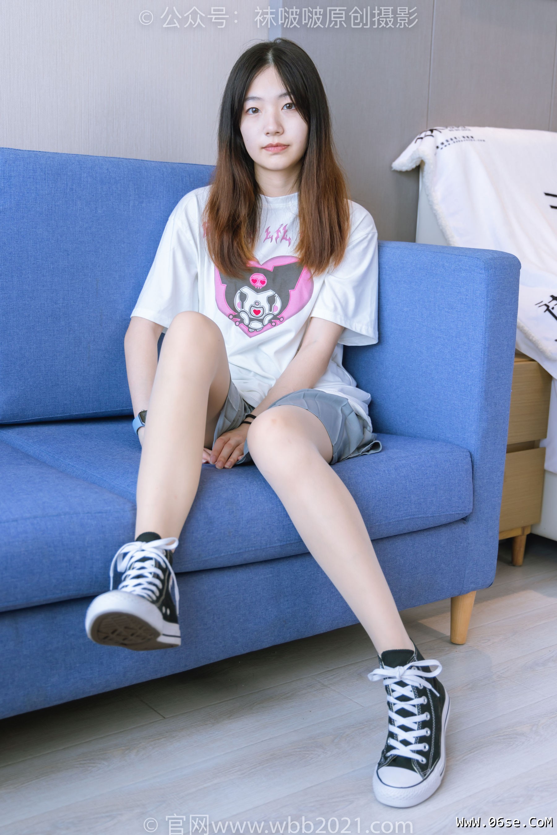 图片[84]-BoBoSocks袜啵啵 No.405 小甜豆 -匡威板鞋、肉丝[140P]-六色网