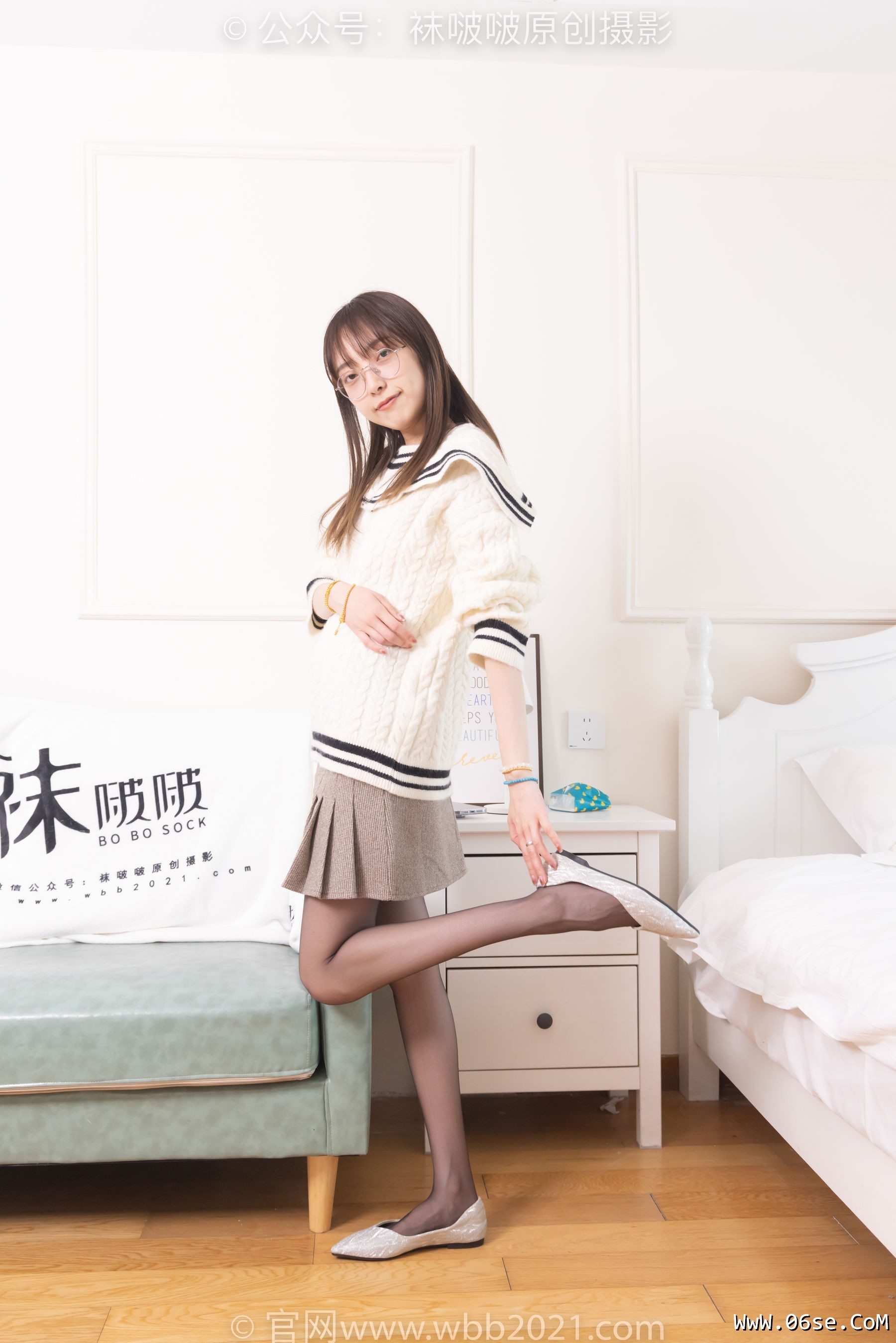 图片[80]-BoBoSocks袜啵啵 No.361 稚予 -高跟凉鞋、平底鞋、超薄黑丝、灰丝[160P]-六色网