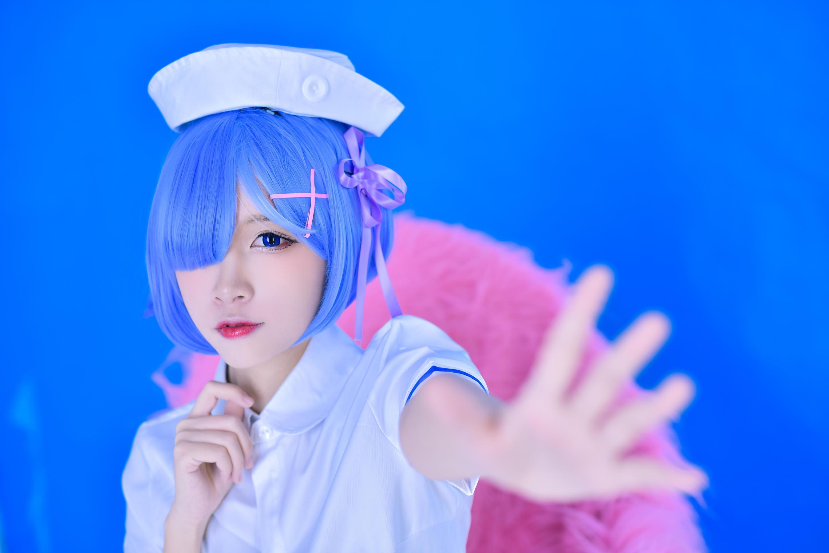 图片[8]-人气Coser二佐Nisa 蕾姆护士[31P]-六色网