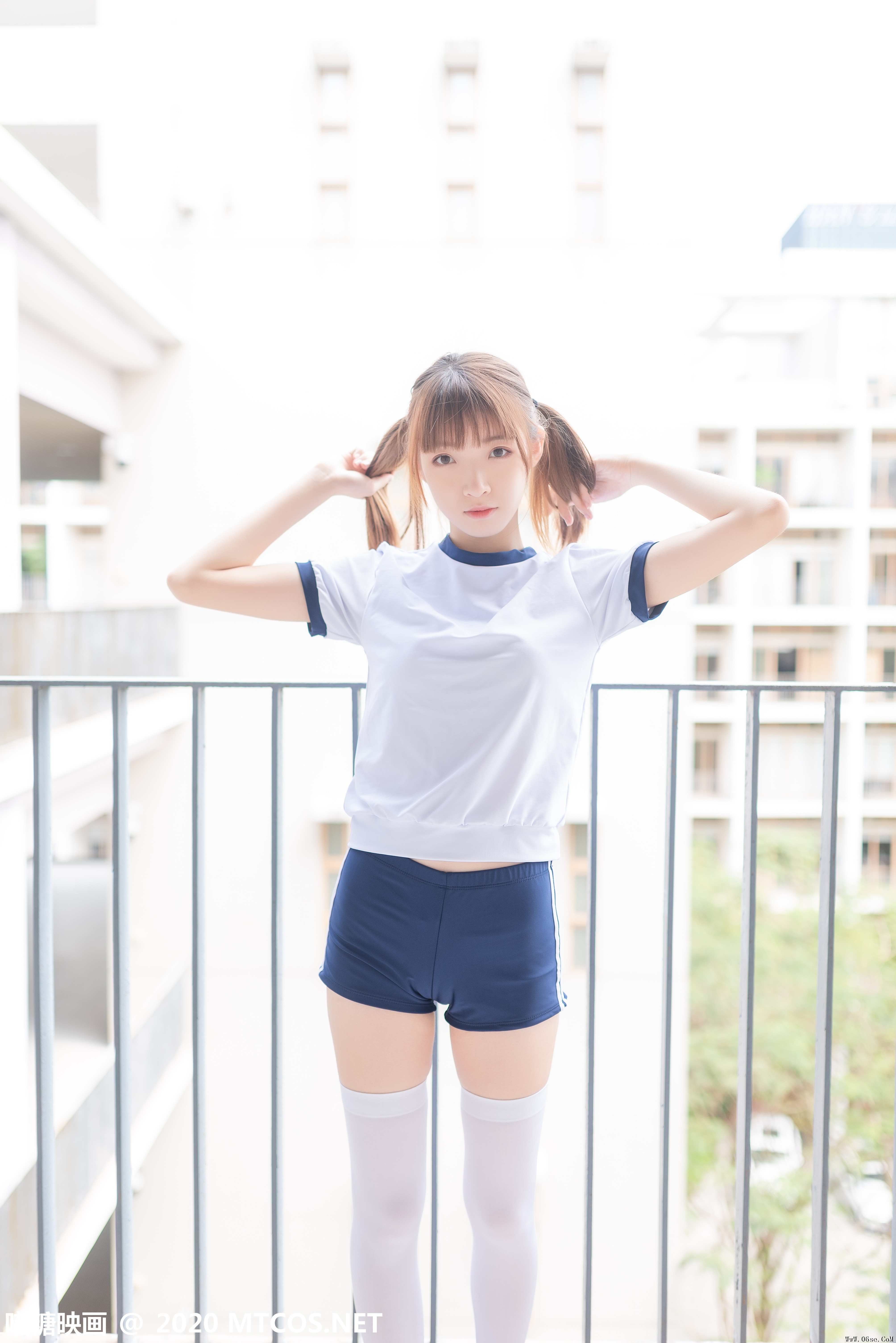 图片[6]-喵糖映画 VOL.182 白袜体操服[50P／325M]-六色网