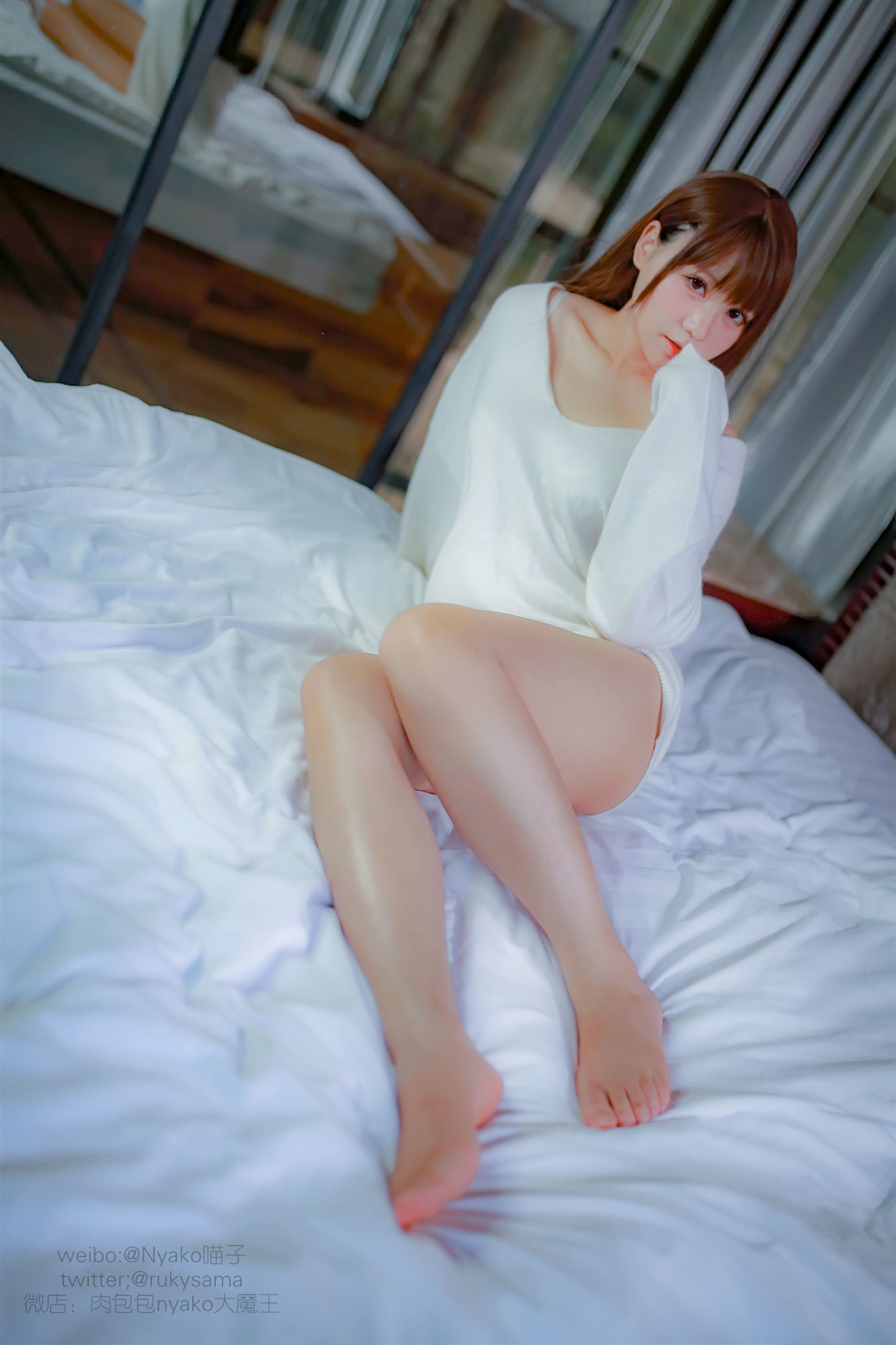 图片[56]-萌妹子Nyako喵子 欲求不满的老师[98P]-六色网