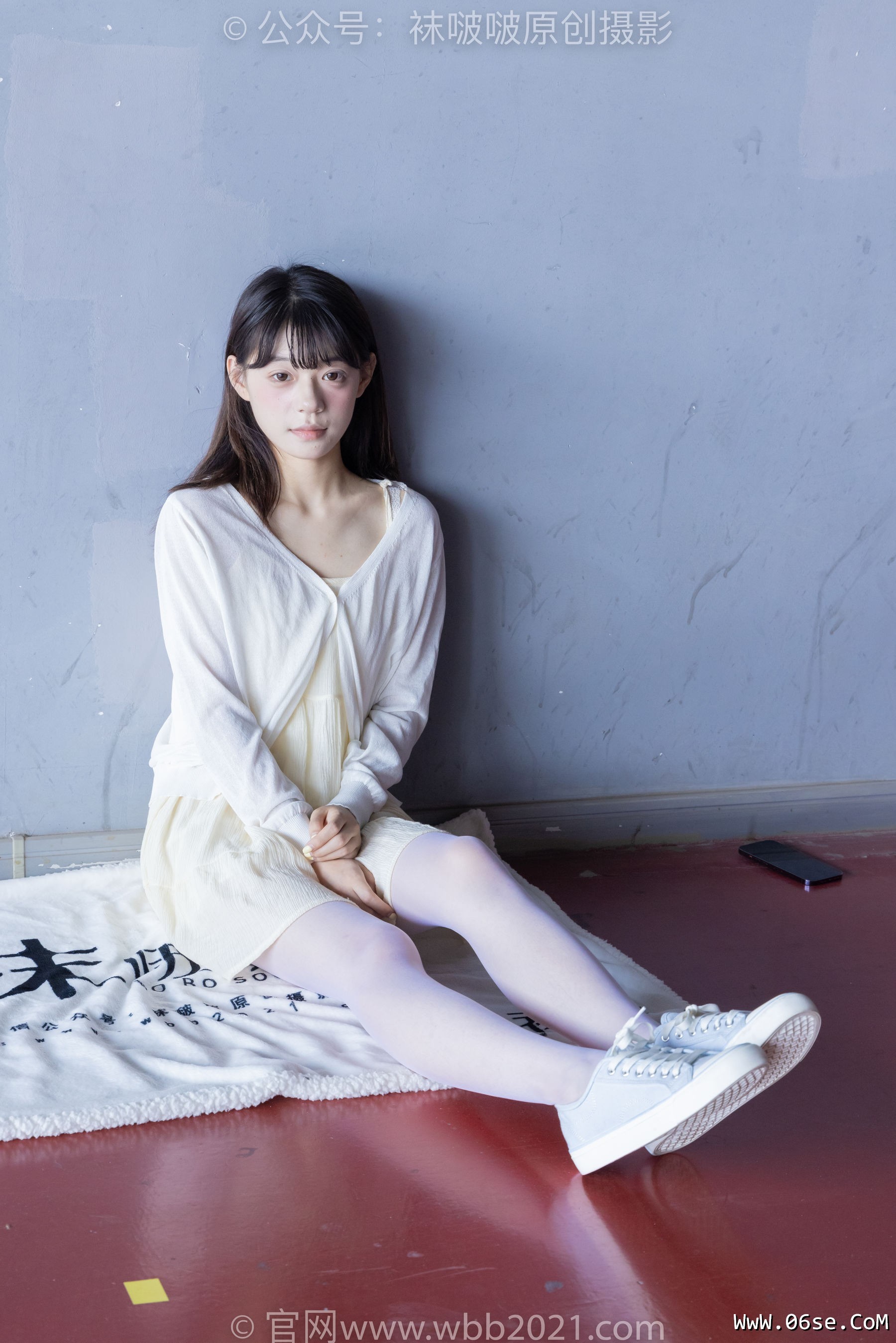 图片[64]-BoBoSocks袜啵啵 No.395 糯米 -板鞋、白丝[145P]-六色网