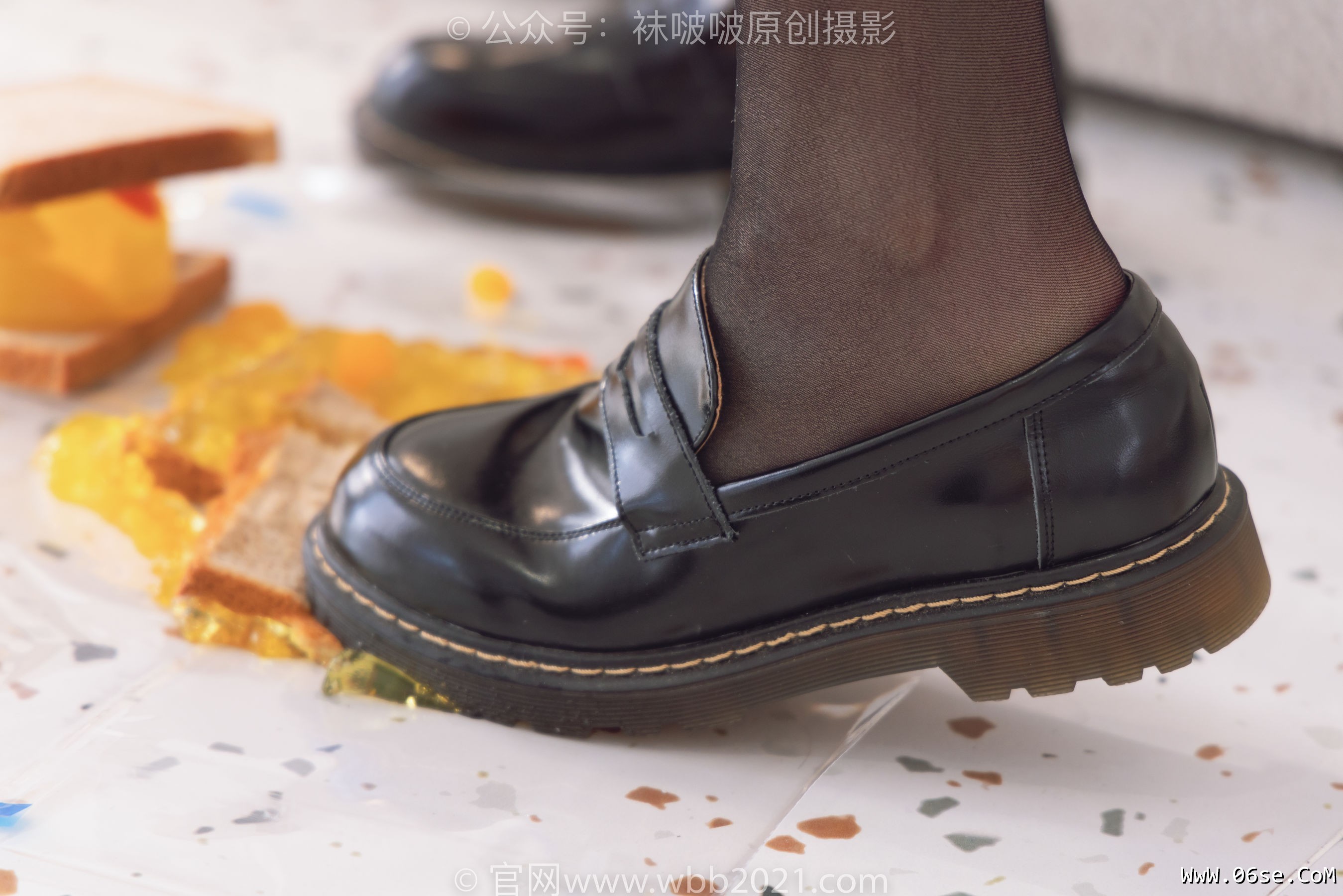图片[18]-BoBoSocks袜啵啵 No.381 小甜豆 -皮鞋、黑丝大腿袜、裸足[140P]-六色网