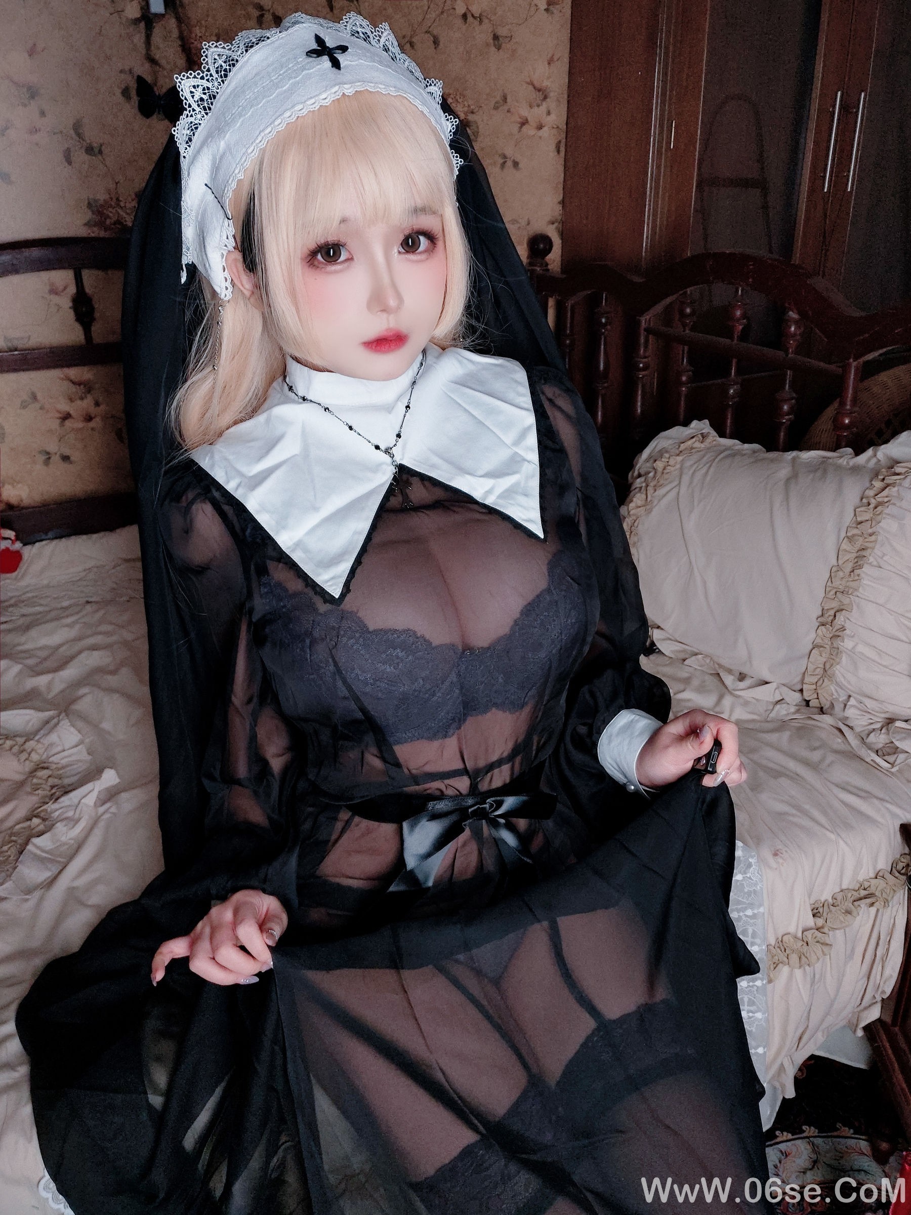 图片[138]-Cosplay日奈娇 – 禁忌修女[160P]-六色网