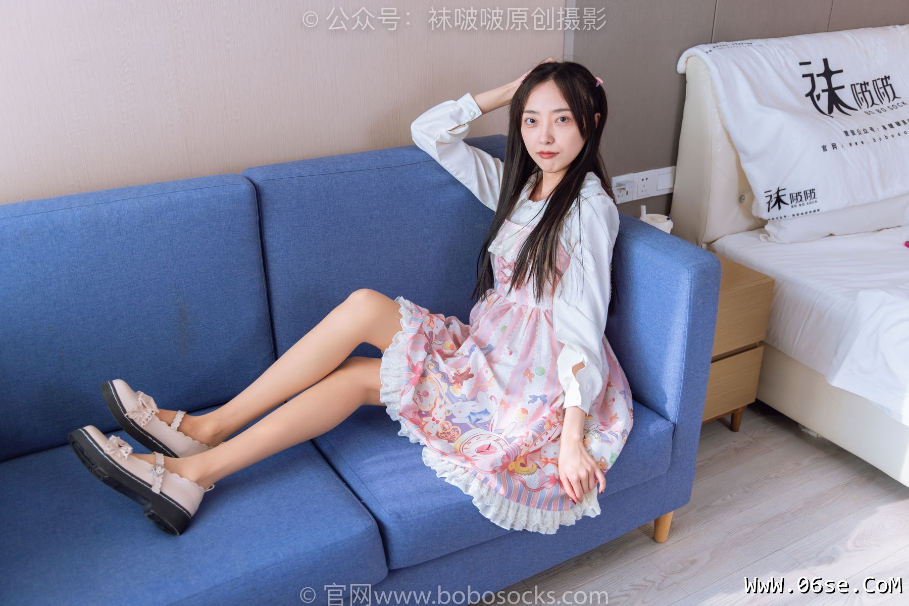 图片[46]-BoBoSocks袜啵啵 No.187 稚予-Lolita裙、白皮鞋、肉丝[140P]-六色网