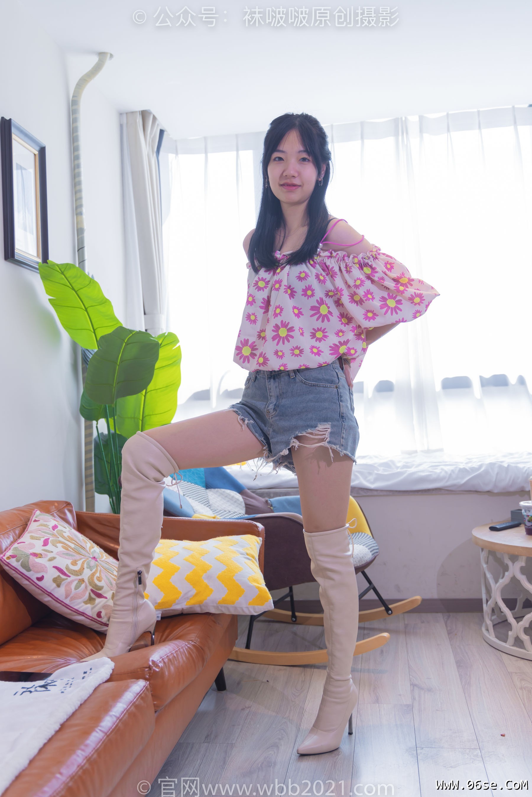 图片[145]-BoBoSocks袜啵啵 No.308 小甜豆 -长靴、白棉袜、裸足[170P]-六色网