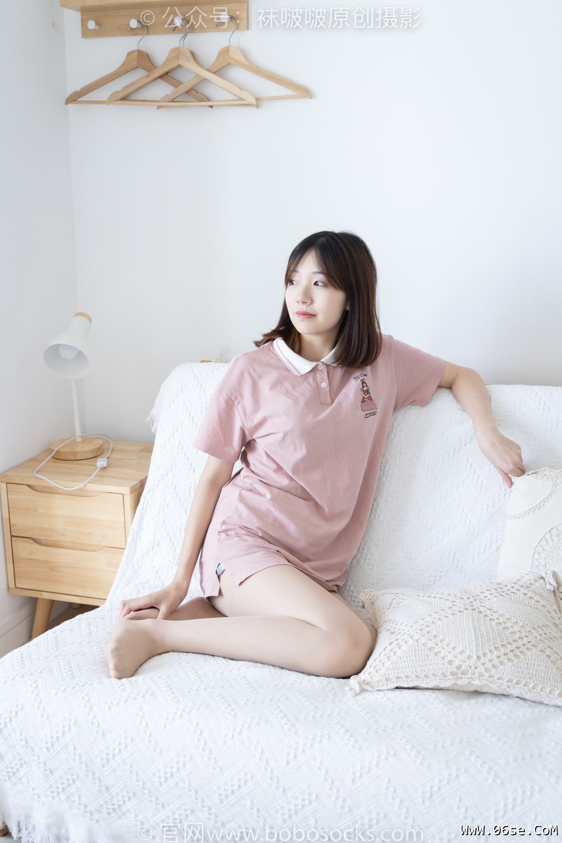 图片[14]-BoBoSocks袜啵啵 No.163 小甜豆-空军一号板鞋、白棉袜、肉丝[135P]-六色网