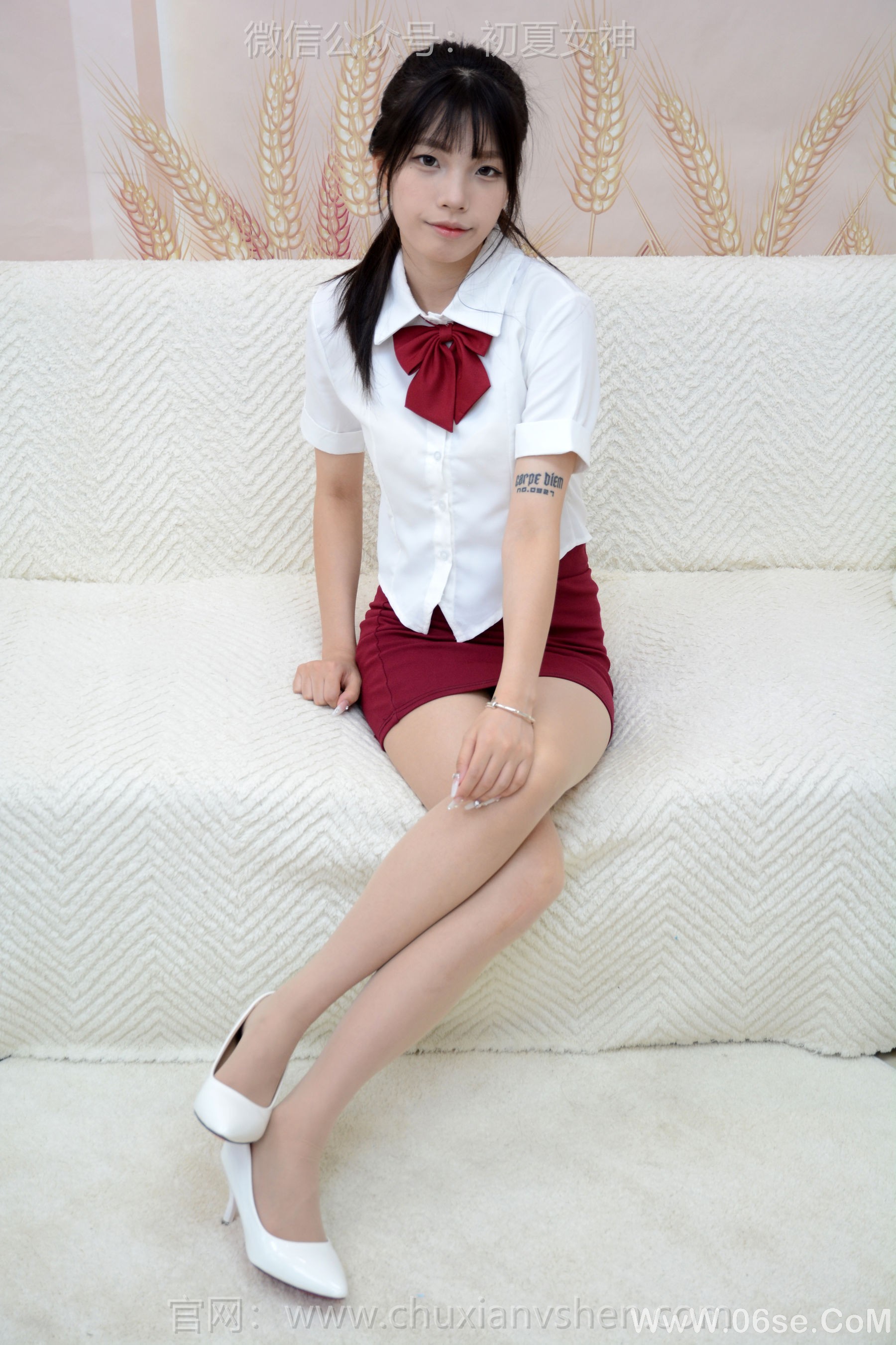 图片[57]-初夏女神 No.251 番茄 学院小御[100P]-六色网