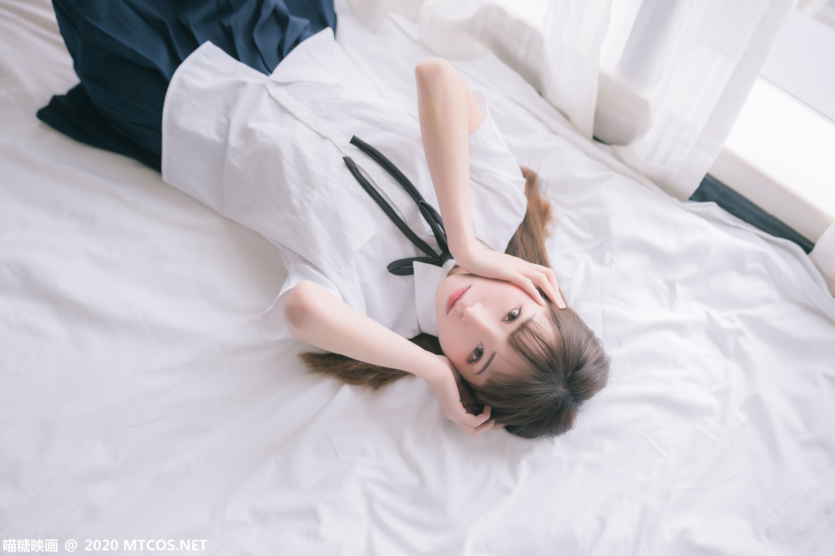 图片[3]-[喵糖映画] JKL.012 夏季校服JK制服 [48P]-六色网