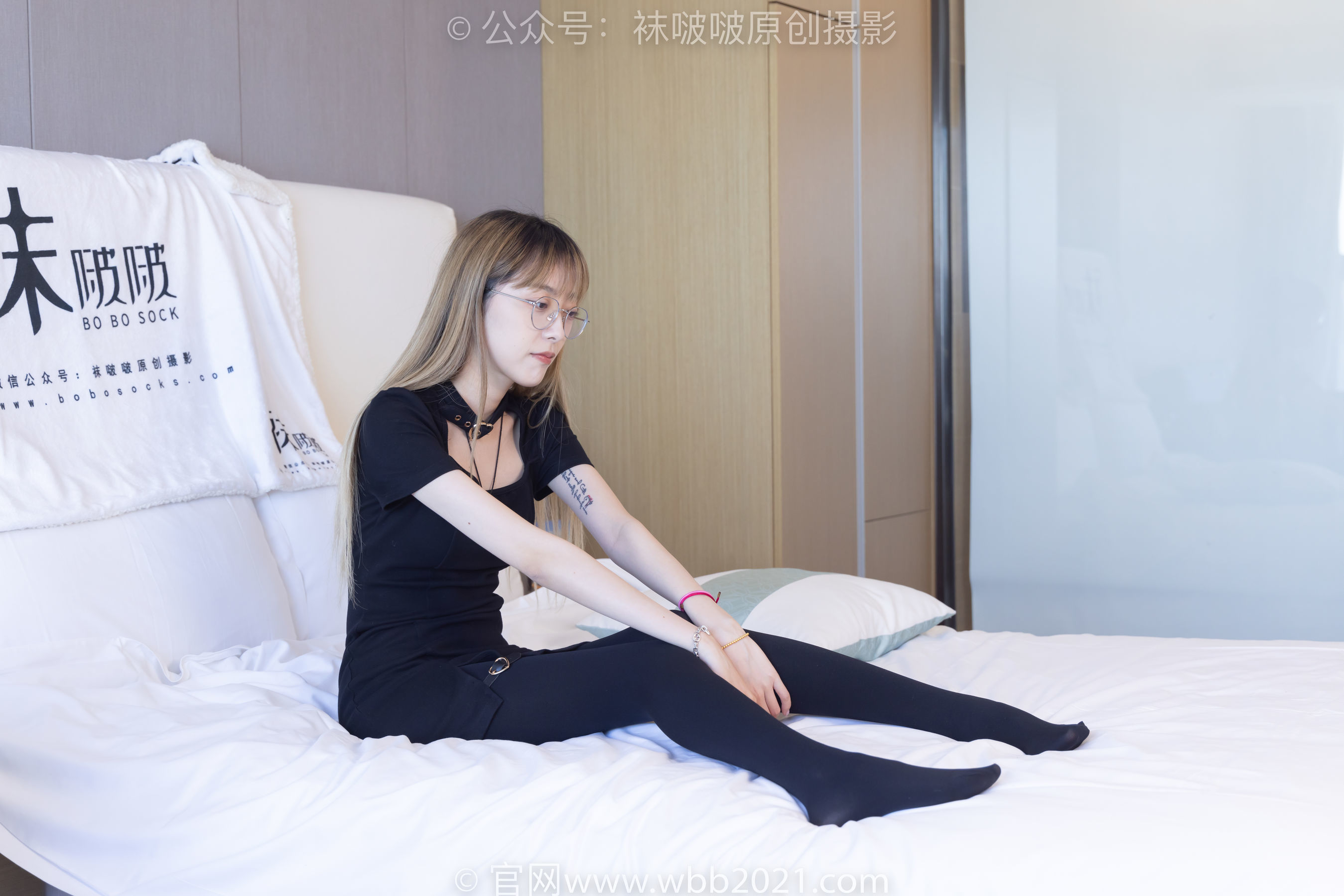 图片[15]-BoBoSocks袜啵啵 No.270 稚予 -高跟鞋、皮鞋、厚黑丝、黑色大腿棉袜[149P]-六色网