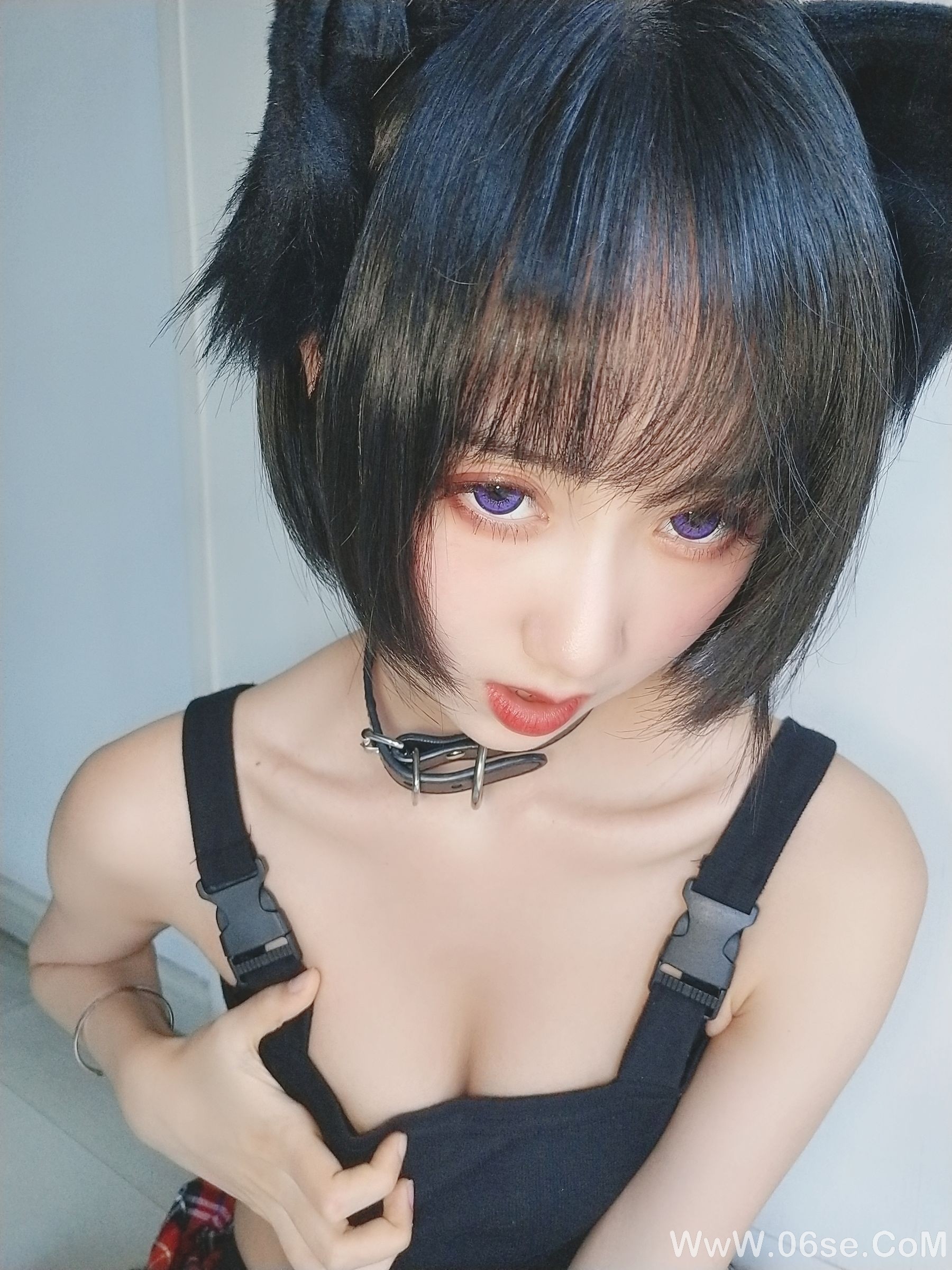 图片[22]-萌系小姐姐木绵绵OwO 不良猫[44P]-六色网