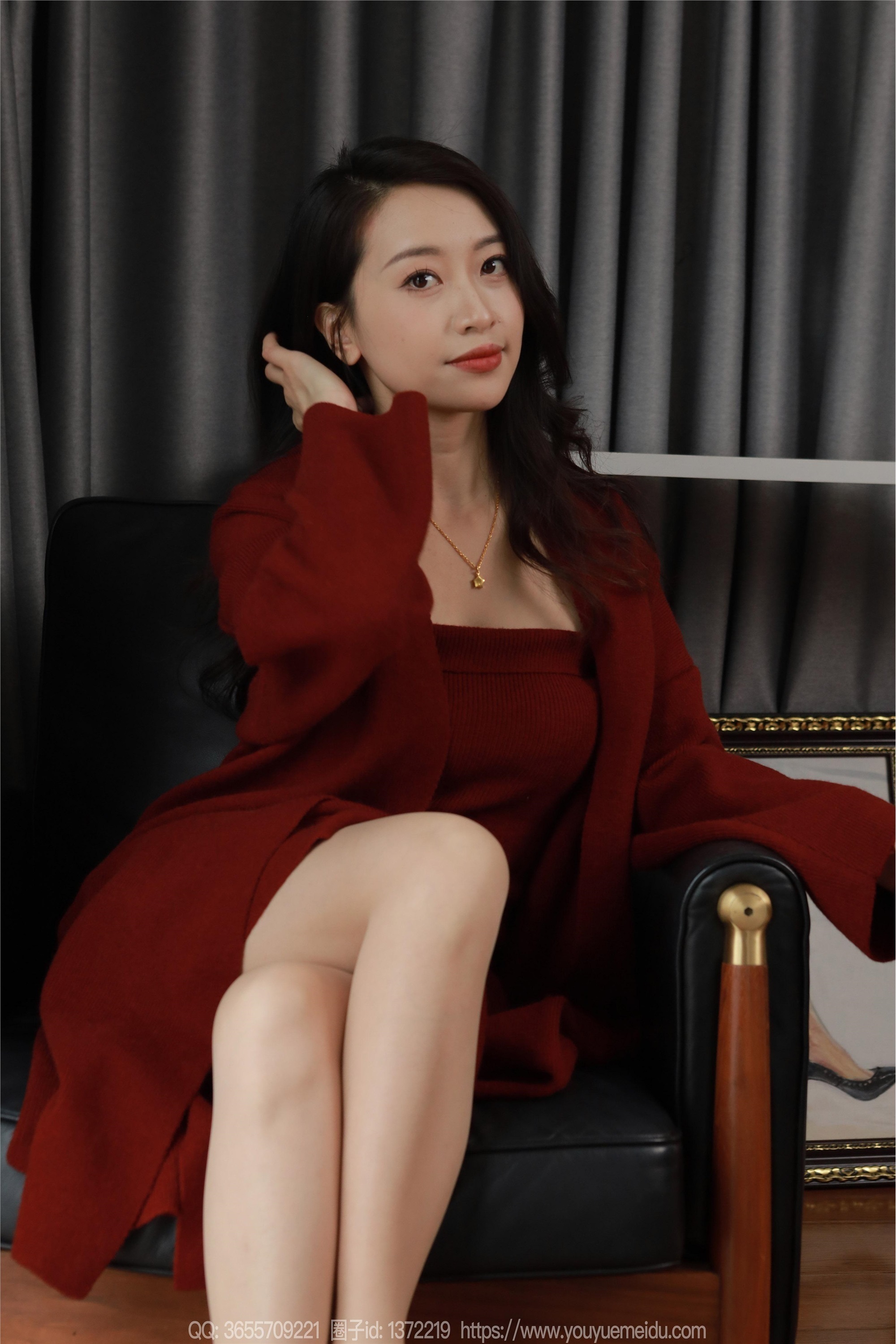图片[3]-IESS异思趣向 2025.01.31 丝享家 1965 小婕《红色针织裙（下）》[83P]-六色网