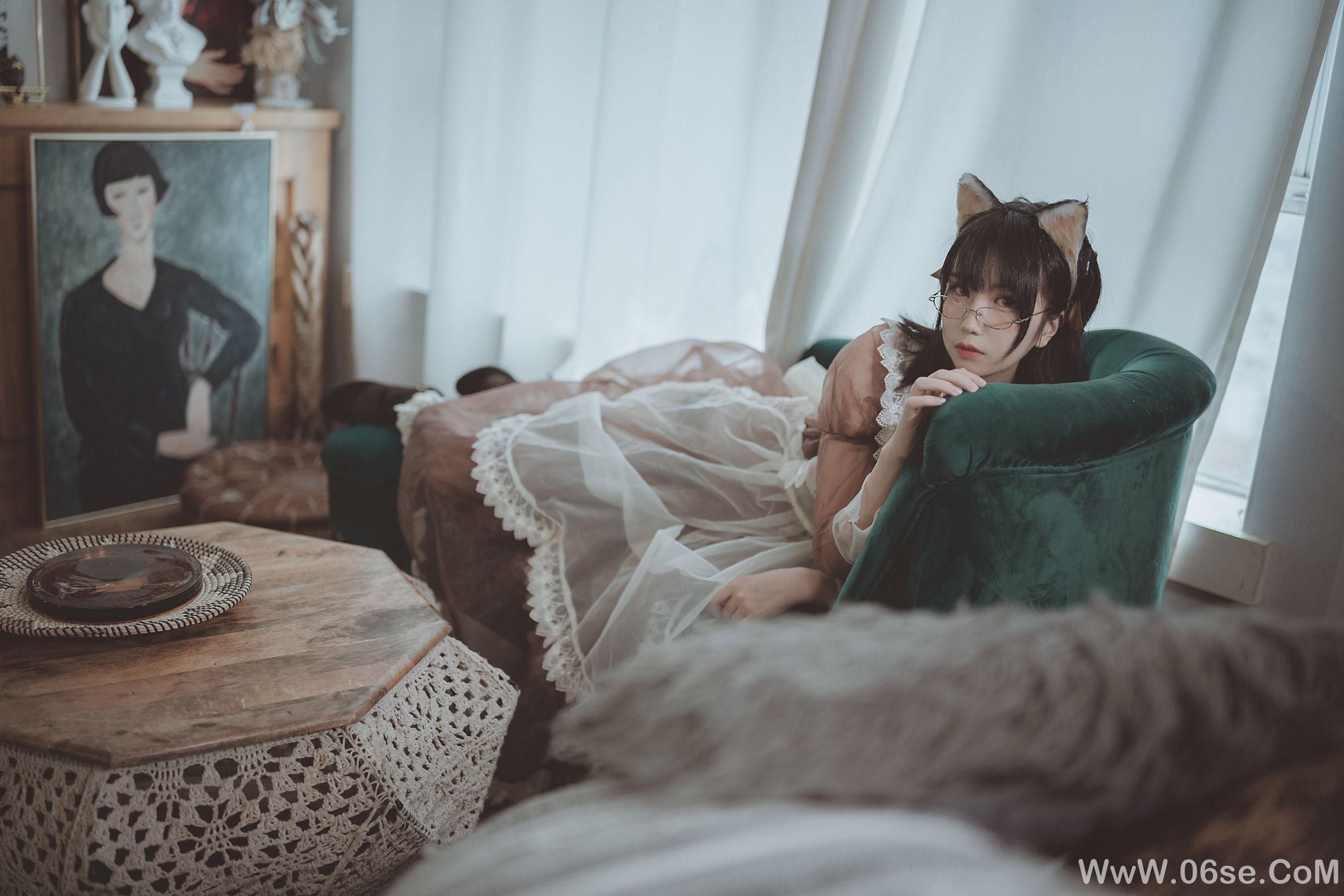 图片[33]-COSER美女逐月su 透明女仆[46P]-六色网