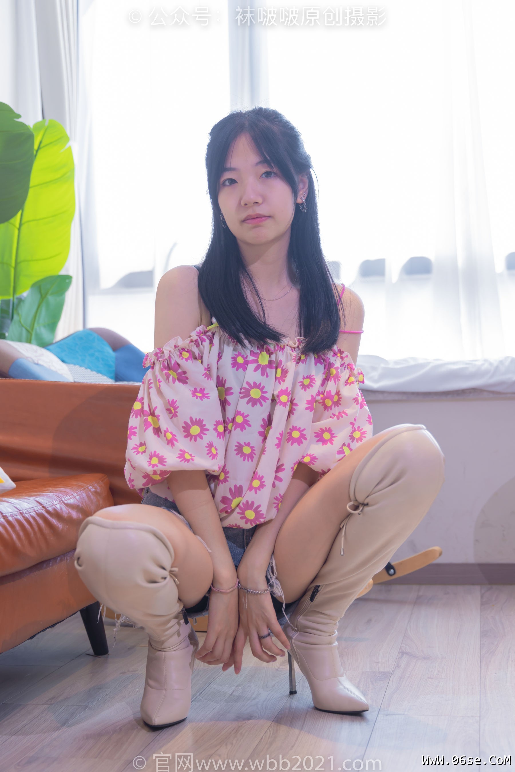 图片[150]-BoBoSocks袜啵啵 No.308 小甜豆 -长靴、白棉袜、裸足[170P]-六色网