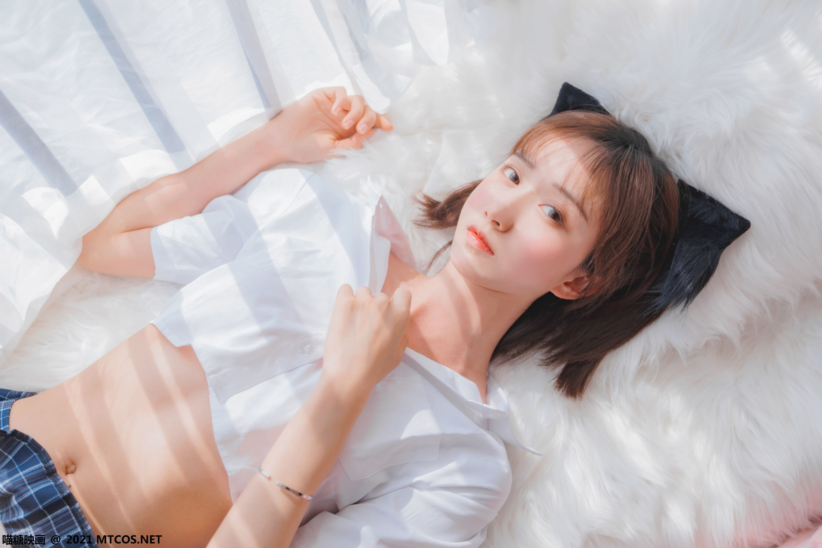 图片[23]-喵糖映画 VOL.436 猫儿少女 [33P]-六色网