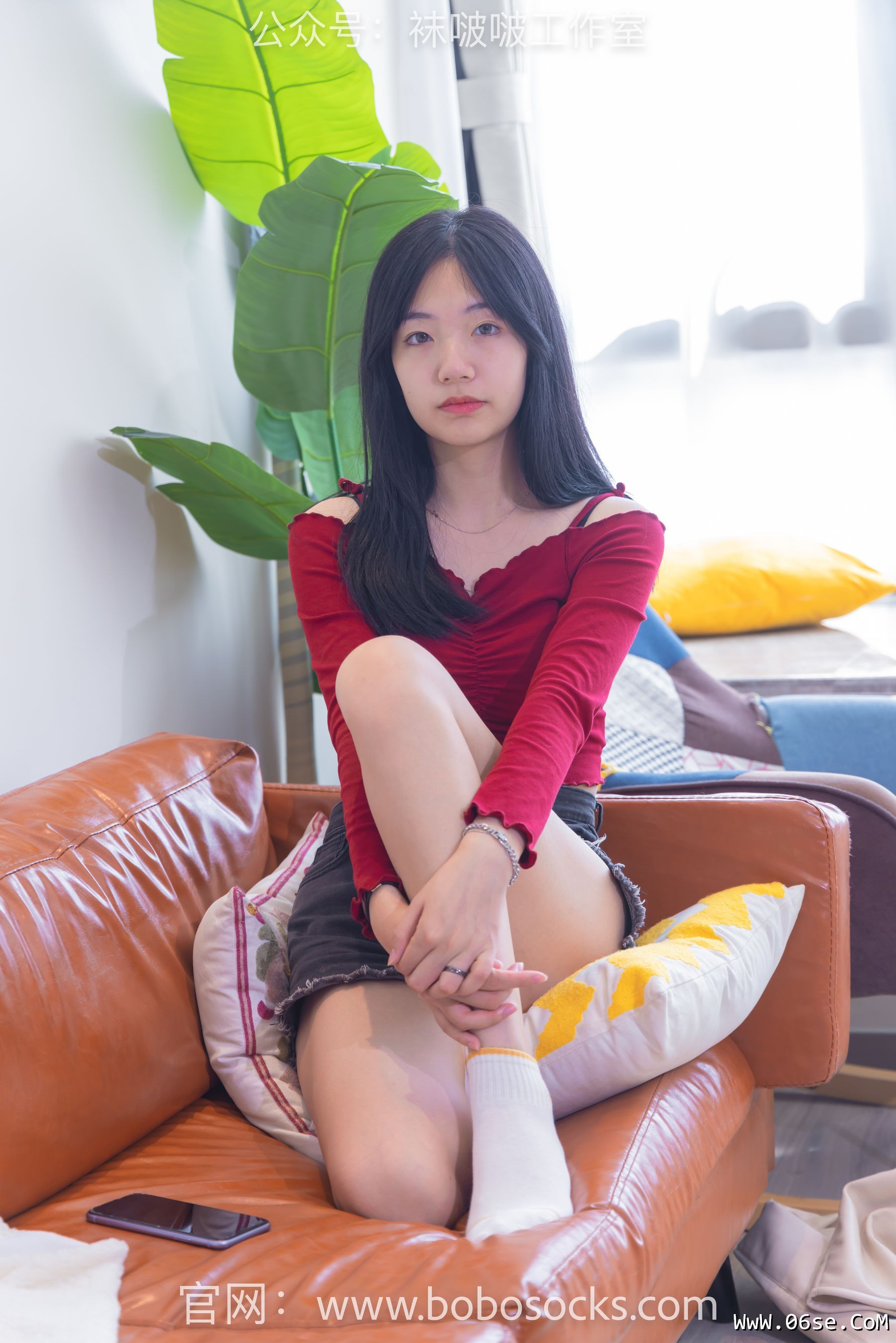 图片[26]-BoBoSocks袜啵啵 No.120 小甜豆-高跟长靴、白棉袜、裸足[170P]-六色网