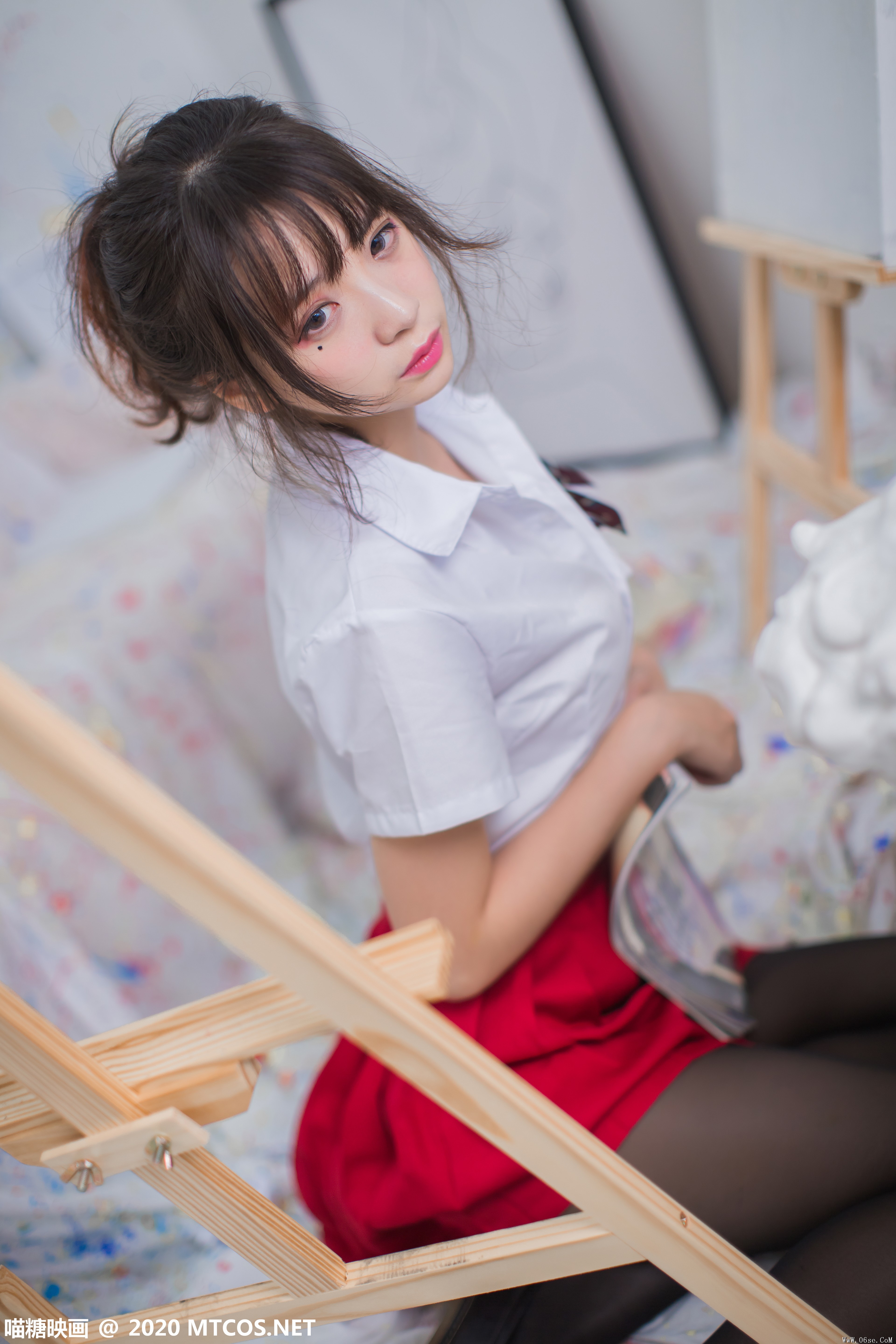图片[8]-喵糖映画 VOL.319 画室少女[23P／275MB]-六色网