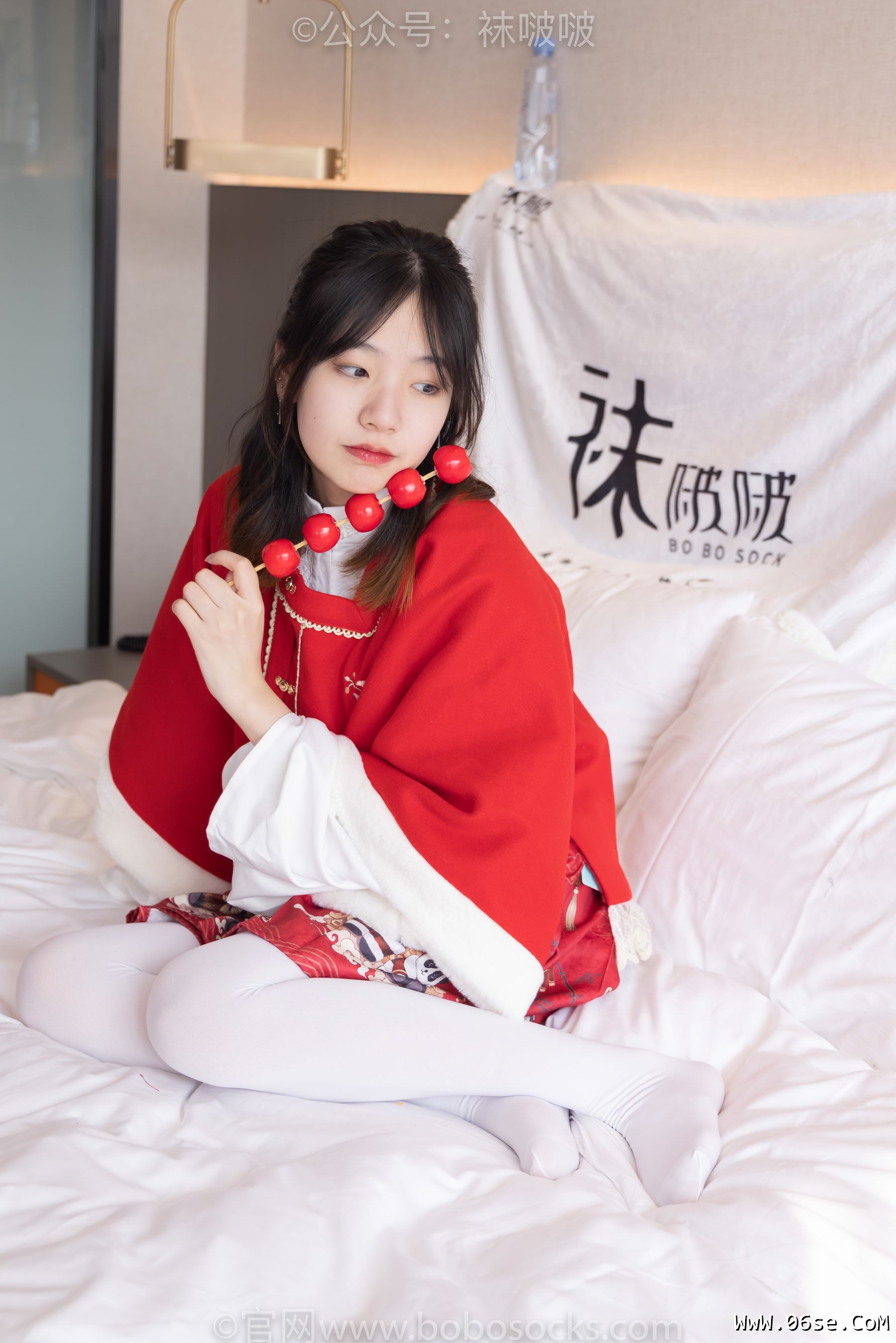 图片[99]-BoBoSocks袜啵啵 No.054 小甜豆与稚予-给大家拜年啦[139P]-六色网
