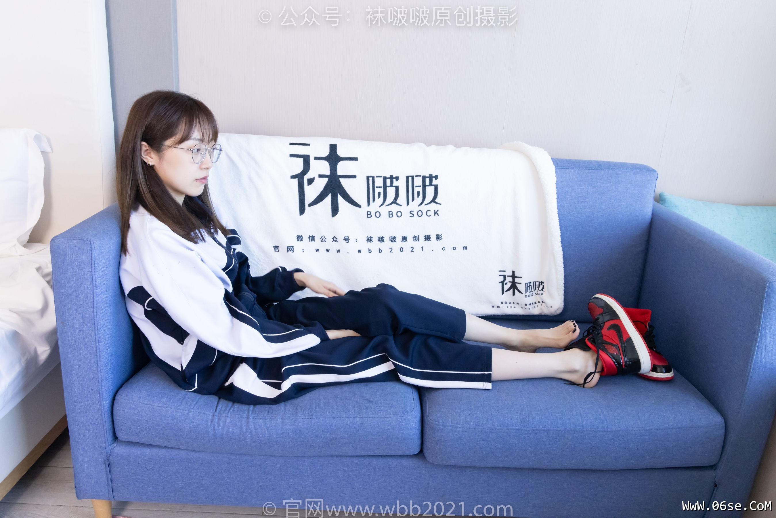 图片[44]-BoBoSocks袜啵啵 No.398 稚予 -板鞋、白船袜、裸足、裸足[150P]-六色网