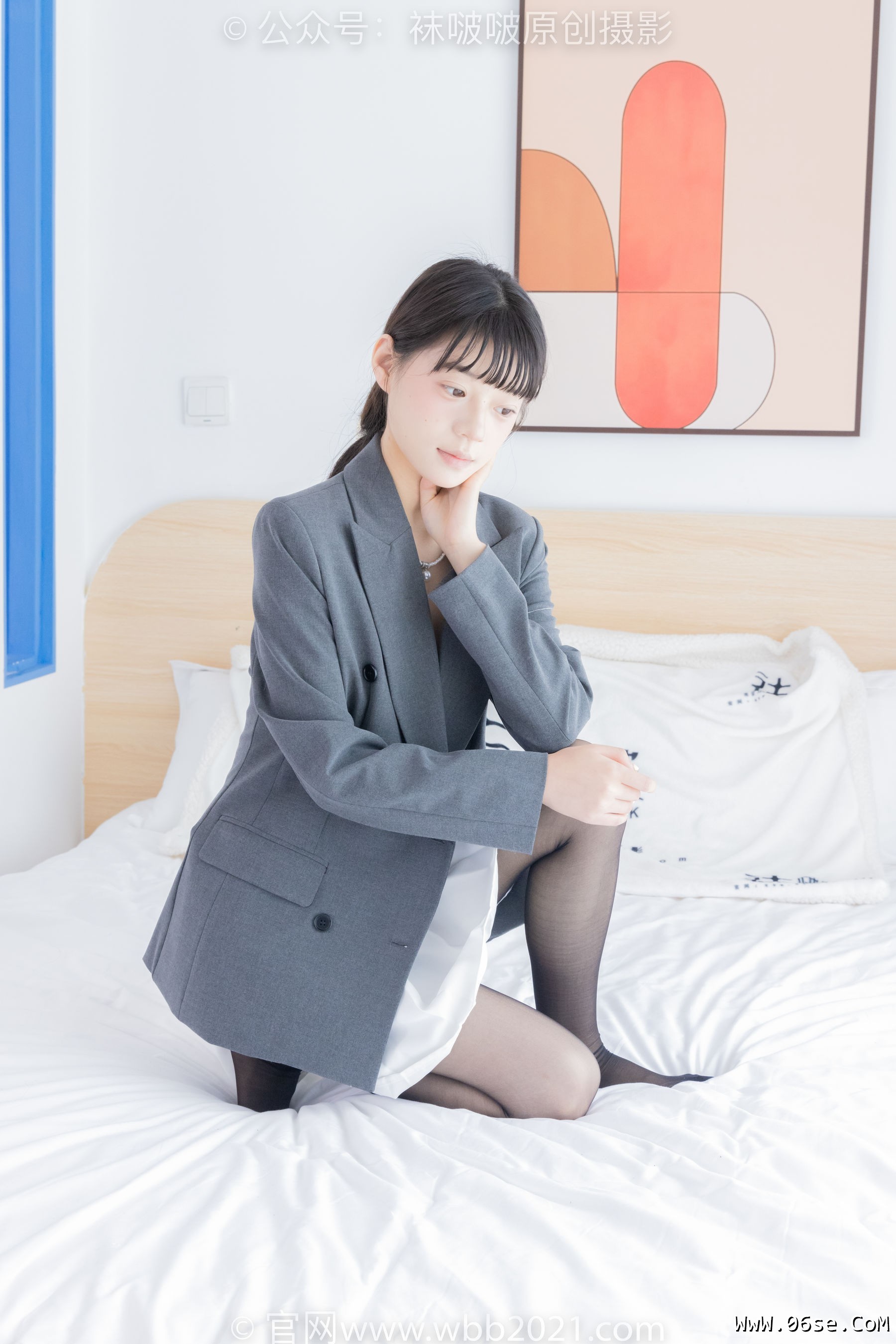 图片[131]-BoBoSocks袜啵啵 No.404 糯米 -板鞋、黑丝、ol风[145P]-六色网