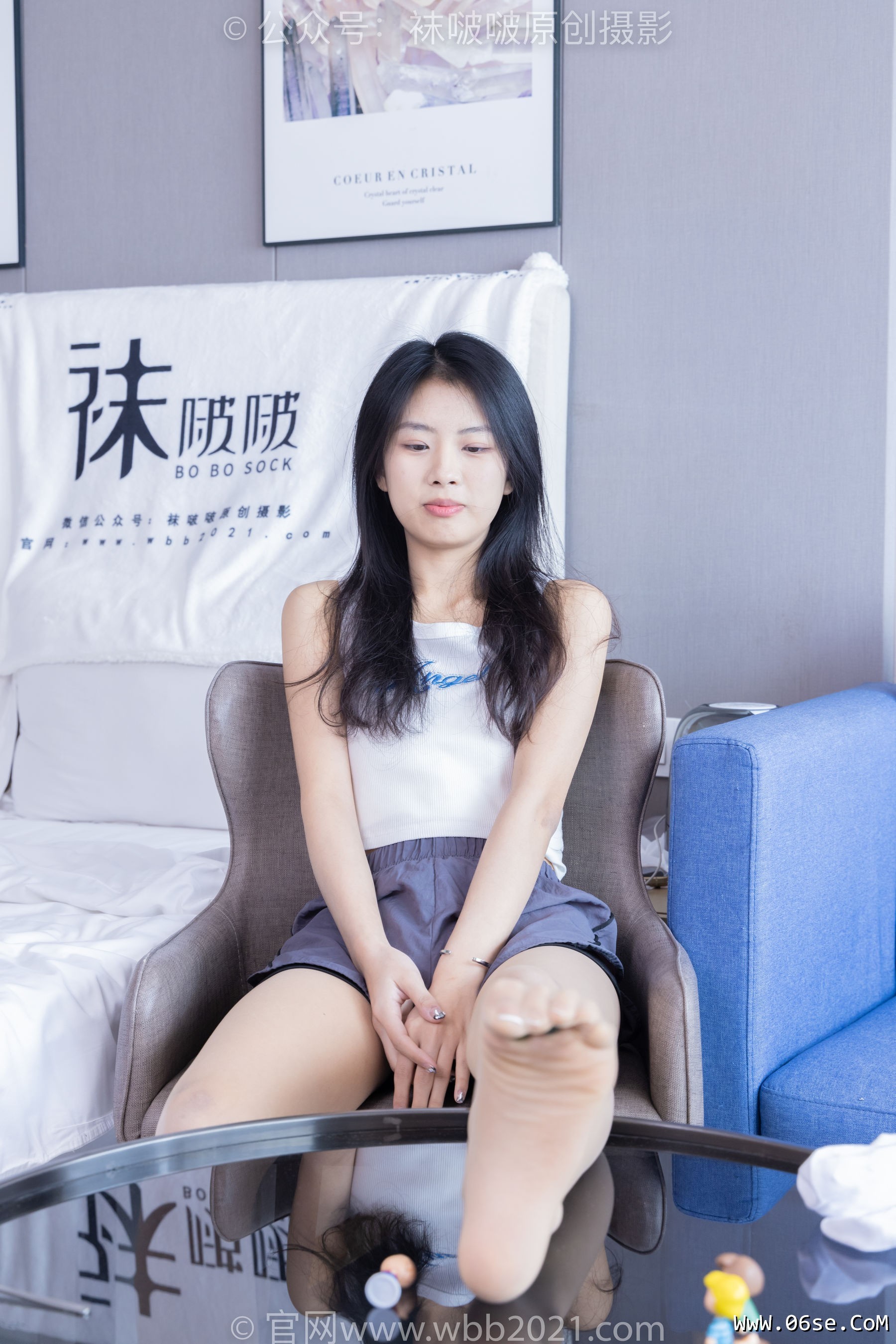 图片[199]-BoBoSocks袜啵啵 No.355 奶油 -板鞋、白棉袜、肉丝[200P]-六色网