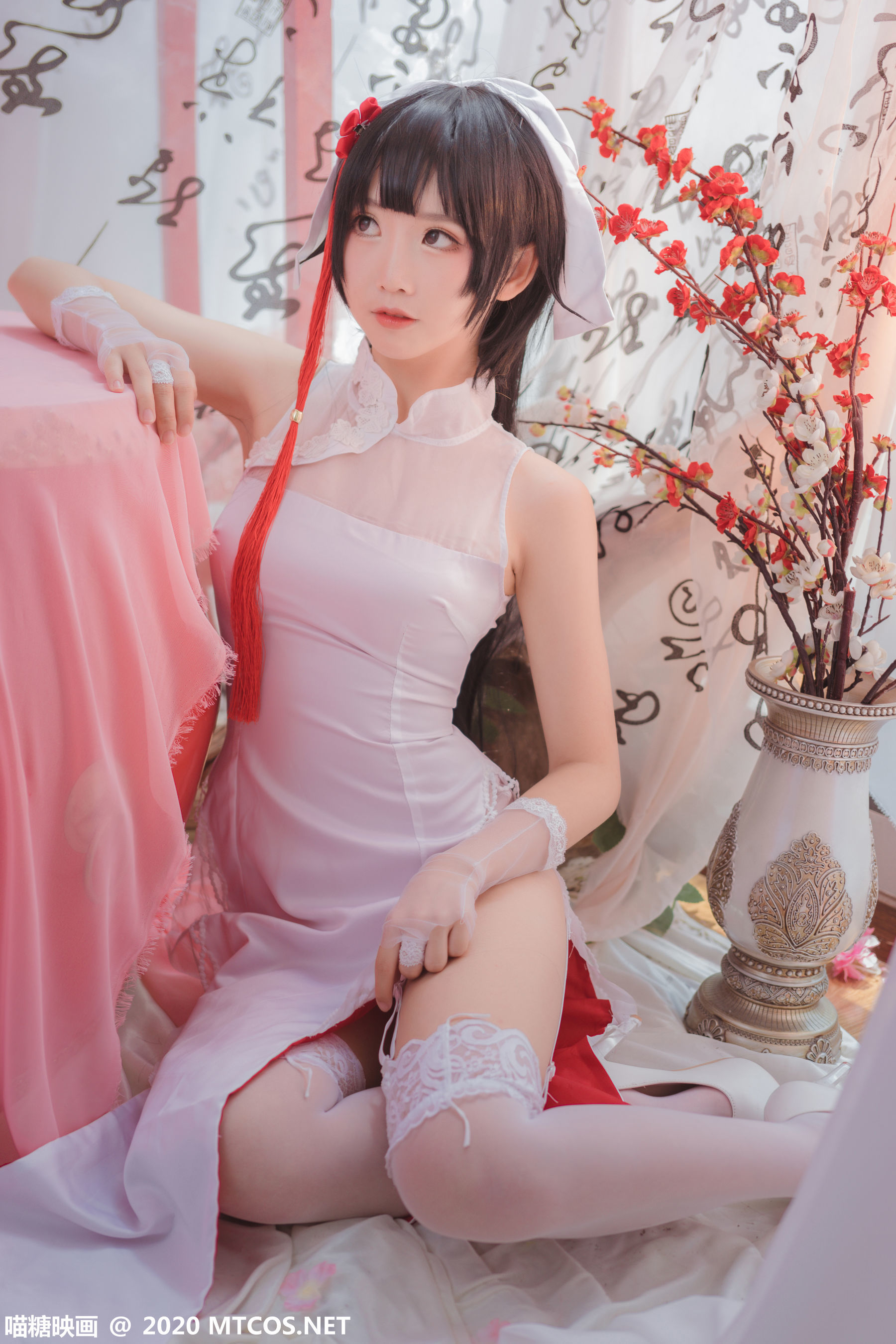 图片[15]-[喵糖映画] HML.017 高雄白旗袍 [20P]-六色网