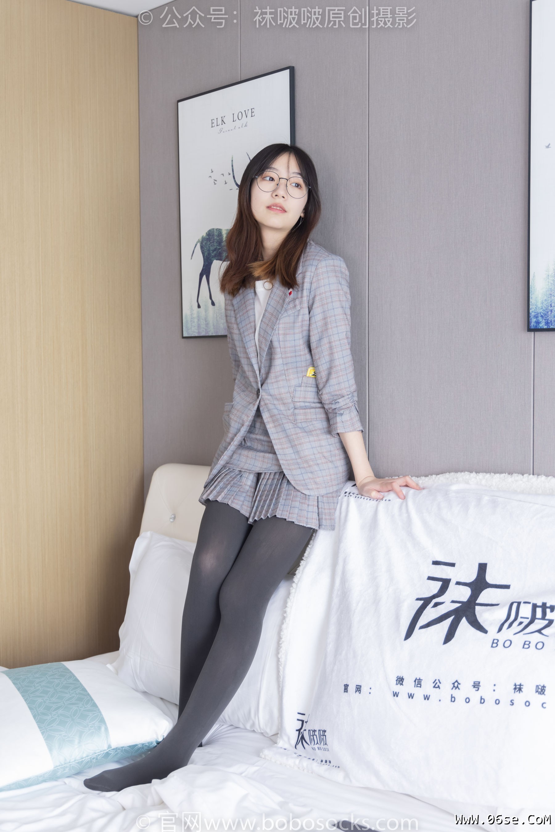 图片[136]-BoBoSocks袜啵啵 No.210 小甜豆 -皮鞋、厚灰丝、ol装[140P]-六色网