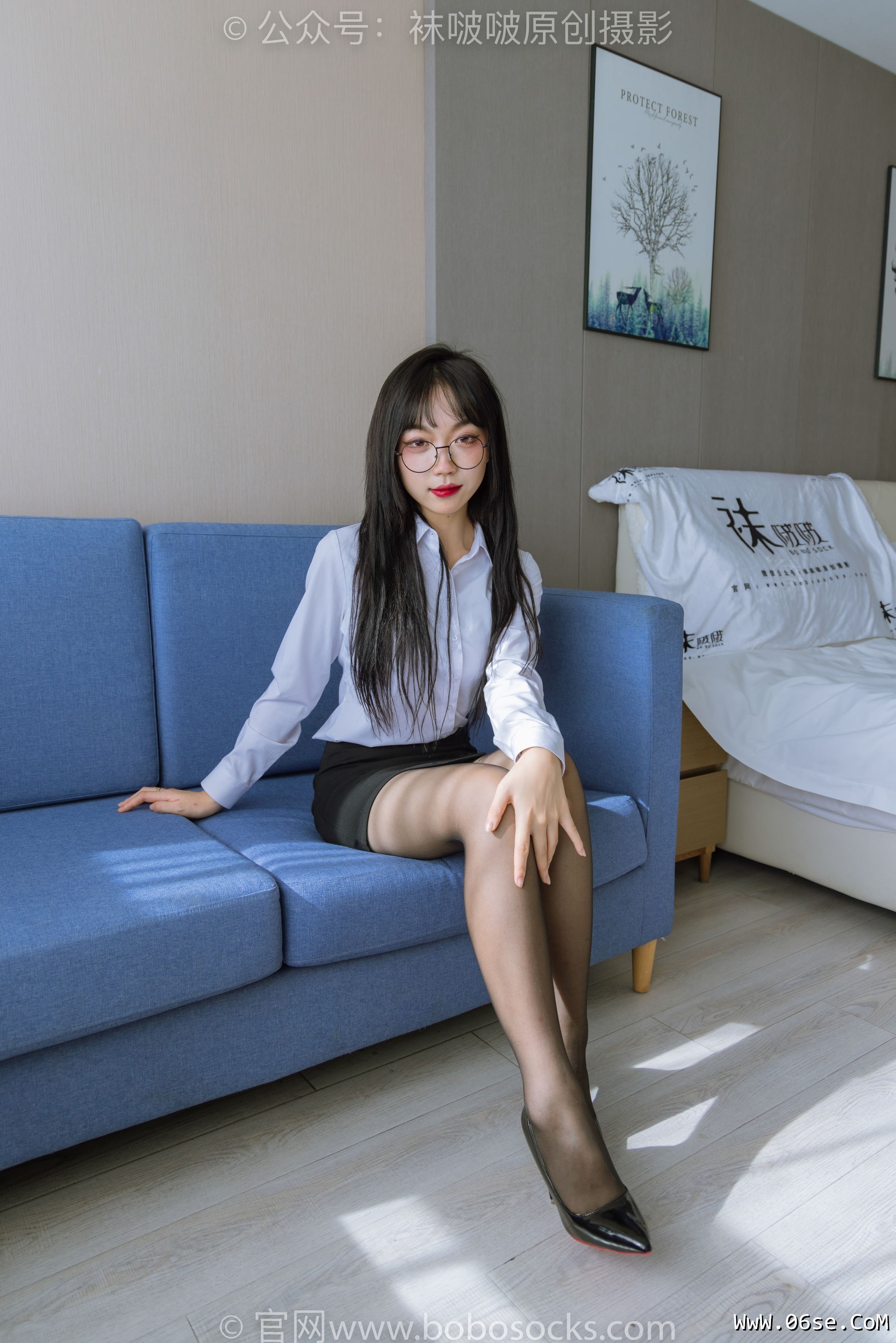 图片[69]-BoBoSocks袜啵啵 No.185 周周-ol制服、高跟鞋、黑丝[140P]-六色网