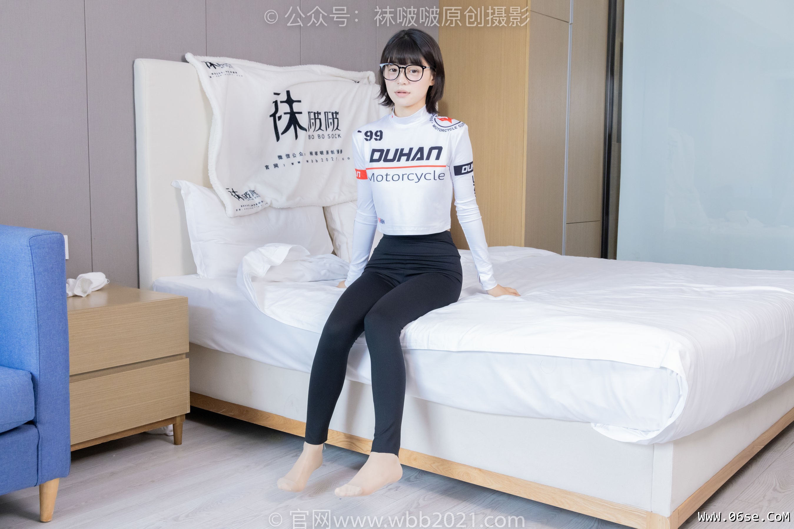 图片[22]-BoBoSocks袜啵啵 No.410 糯米 -运动鞋、白棉袜、肉丝、瑜伽裤裤里丝[145P]-六色网
